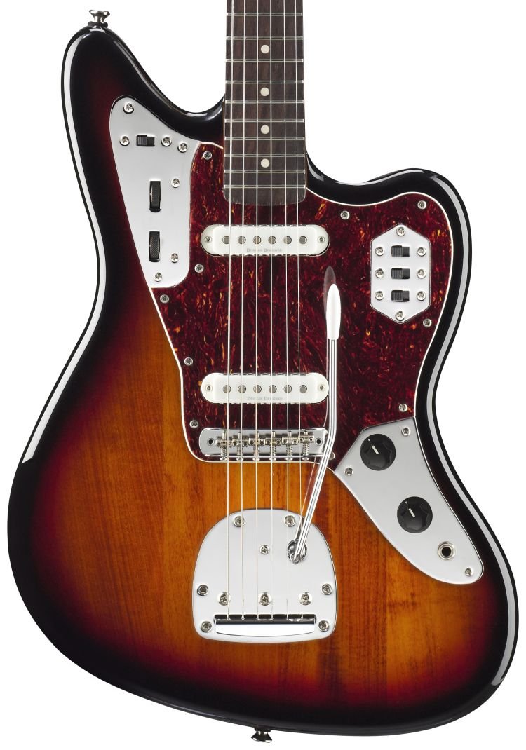 Guitarra elétrica Jaguar modificada vintage Squier by Fender