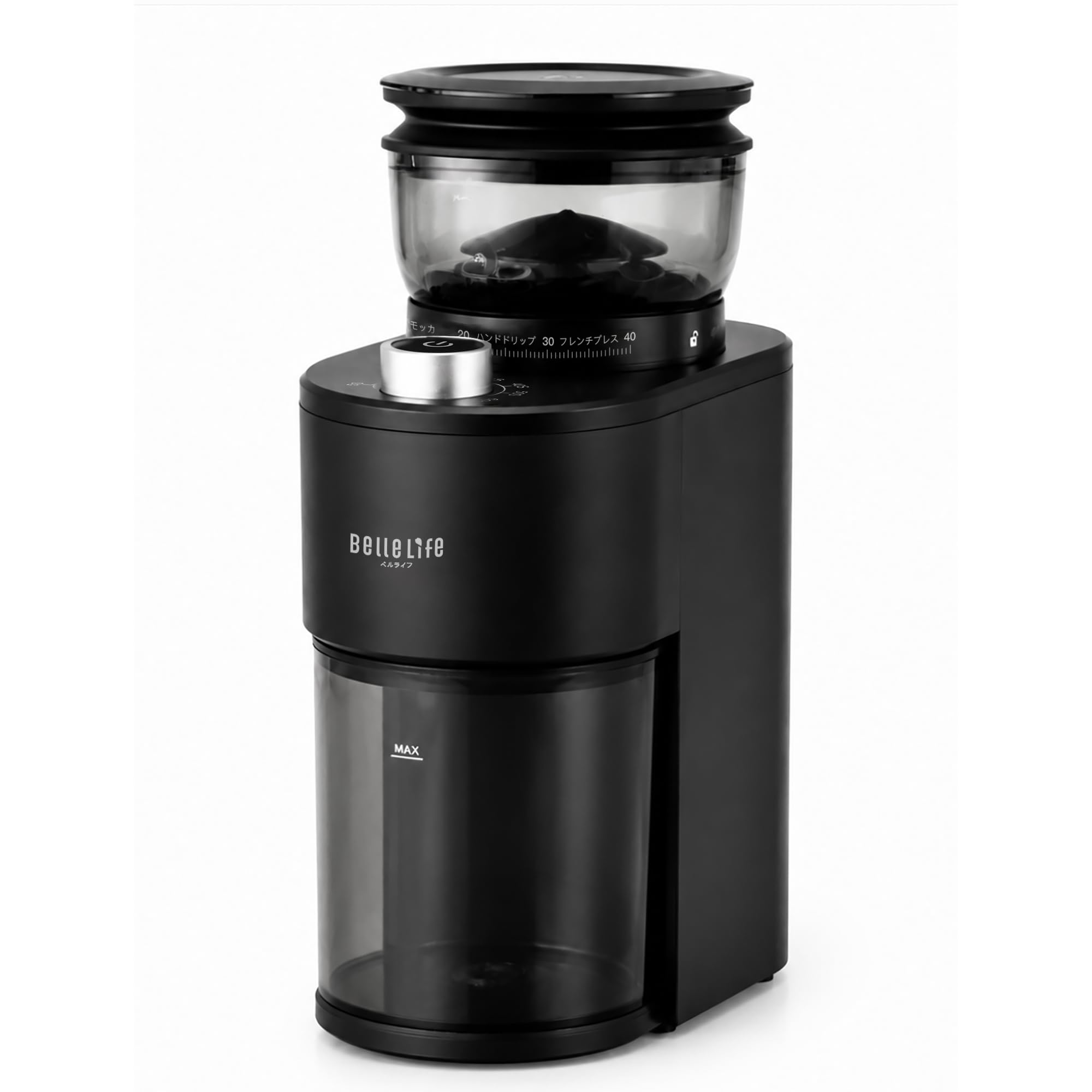Amazon.co.jp: BelleLife コーヒーミル 電動 臼式 コニカル式 コーヒー
