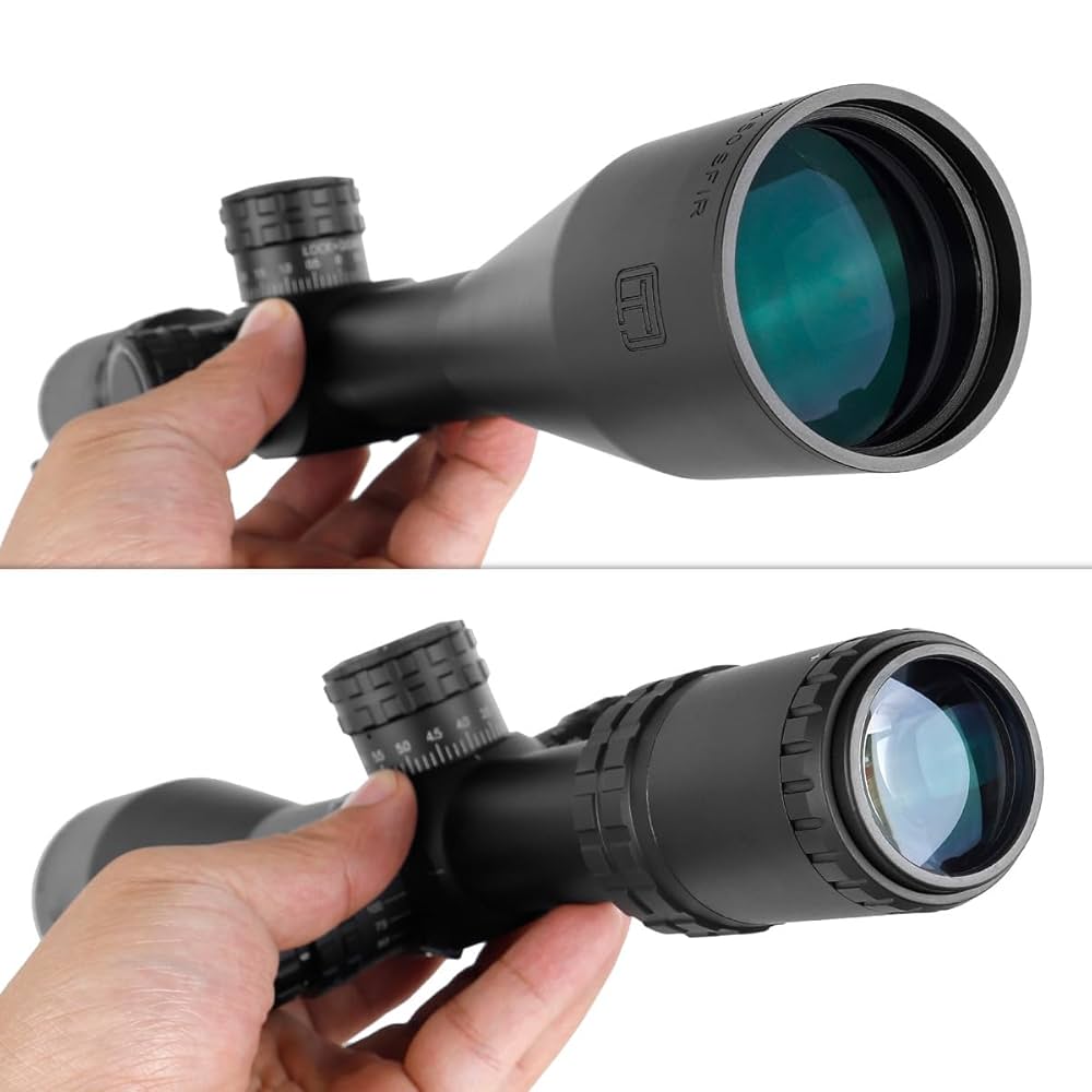 【開封済・未使用】ohhunt 6-24X50 ライフルスコープ 防雲 耐衝撃性 ohhunt® Guardian 6-24X50 FFP ライフル スコープ、サンシェード