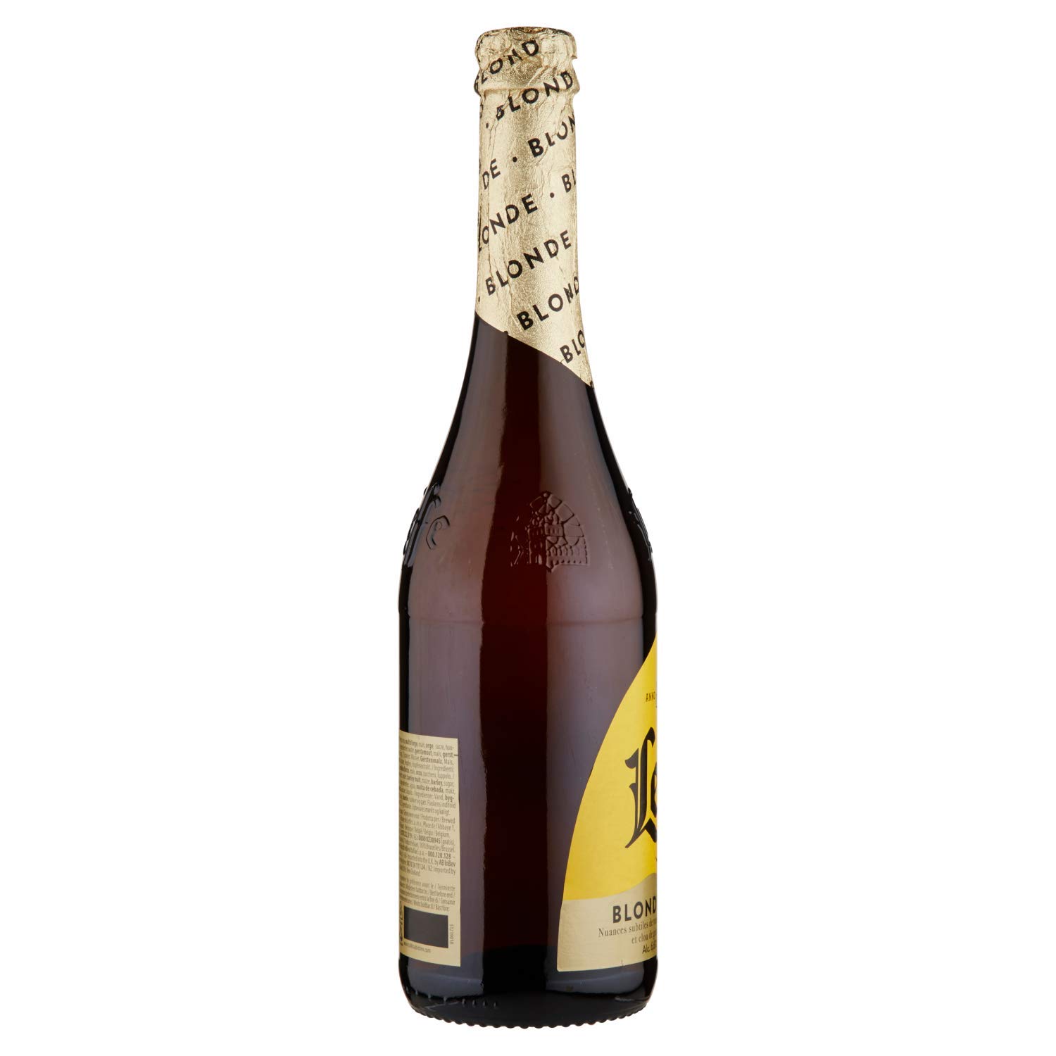 Leffe Blonde, Birra Bottiglia - Pacco da 6x75cl