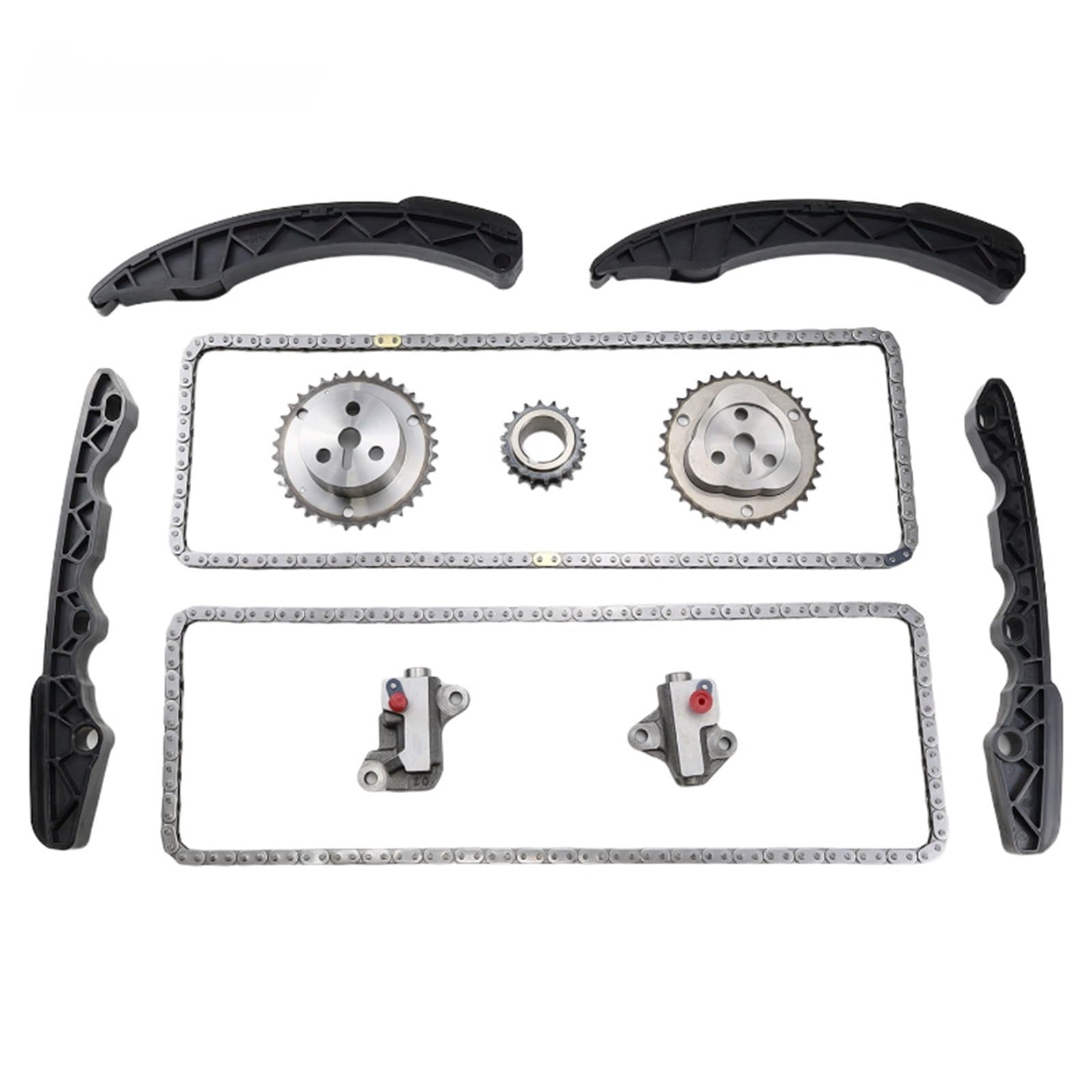 łańcuch rozrządu pompy Pasuje do Subaru pasuje do Scion FR-S 2013-2015 BRZ pasuje do Wrx XV CROSSTREK 2.0L zestaw łańcucha rozrządu (11 sztuk) 13143AA110 łańcuch pompy oleju auto
