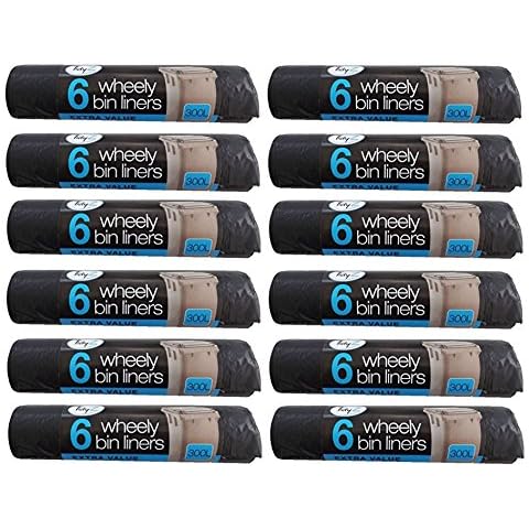 Tidyz Extra Large 300L Wheelie Bin Liners Cover