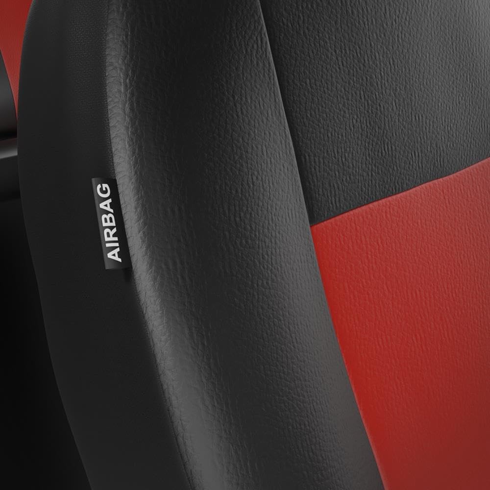 Mossa Fundas Asientos Coche aptas para Citroen C4 I II (2004-2017) CM-RD | Coupé, Hatchback, Berlina