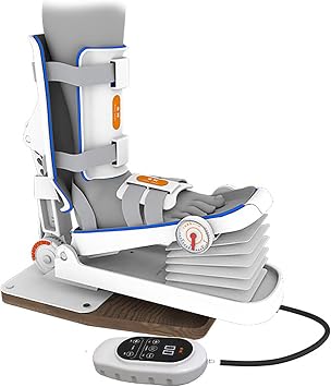 Ankle Rehabilitation Trainer, Adjustable Strength Static Traction Device for Joint Correction and Recovery