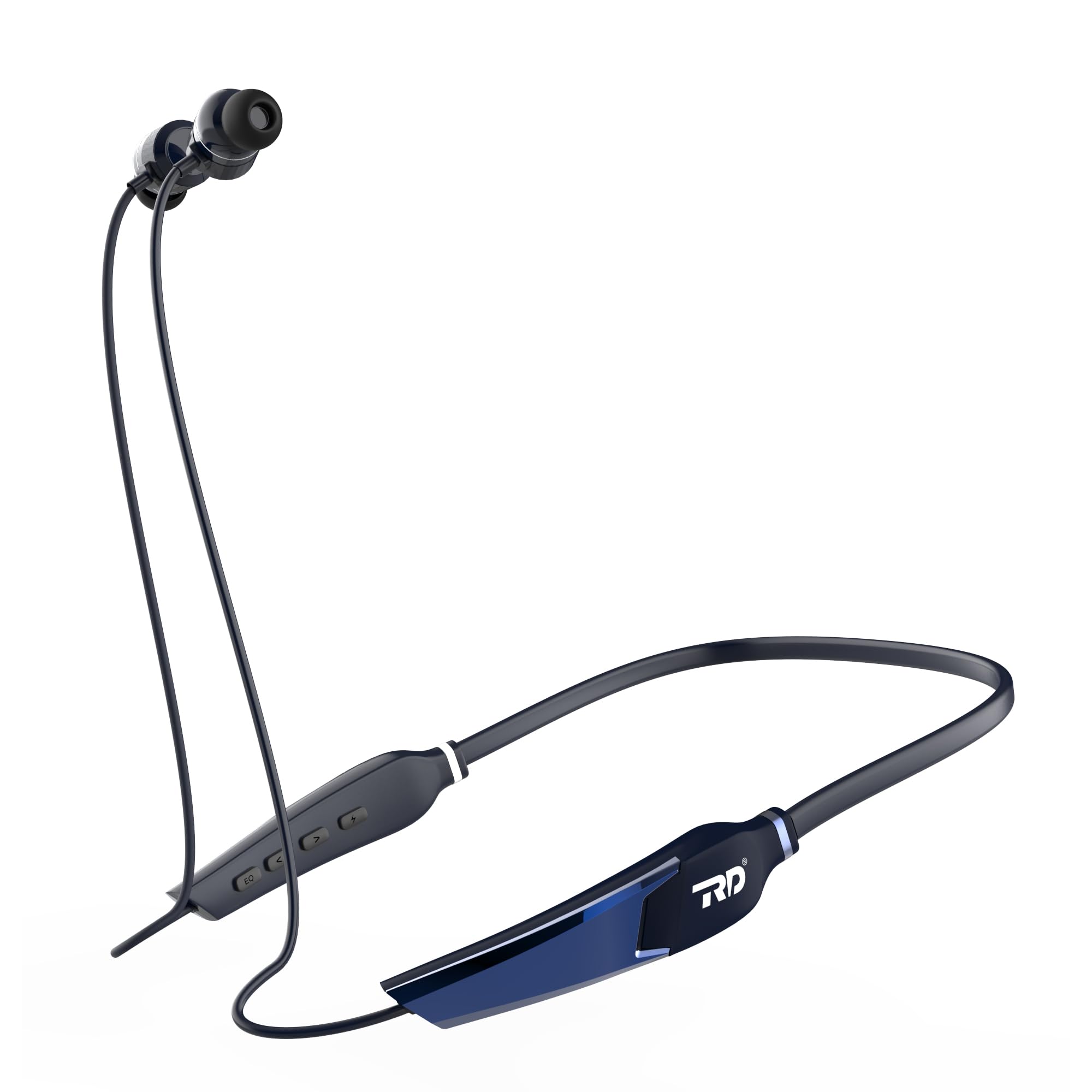 RD M-150 Fusion Wireless in Ear Neckband, Bluetooth 5.1, 100Hrs Music time, Clear Calls, Dual Pairing, Fast Charging, Magnetic Buds, Voice Assist & IPX4 Wireless- Blue