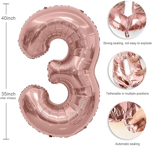 Vista 82 de Globo de número, globos de números de 40 pulgadas, globos de número degradado arcoíris, globo número 1, globo gigante, globo de números de feliz
