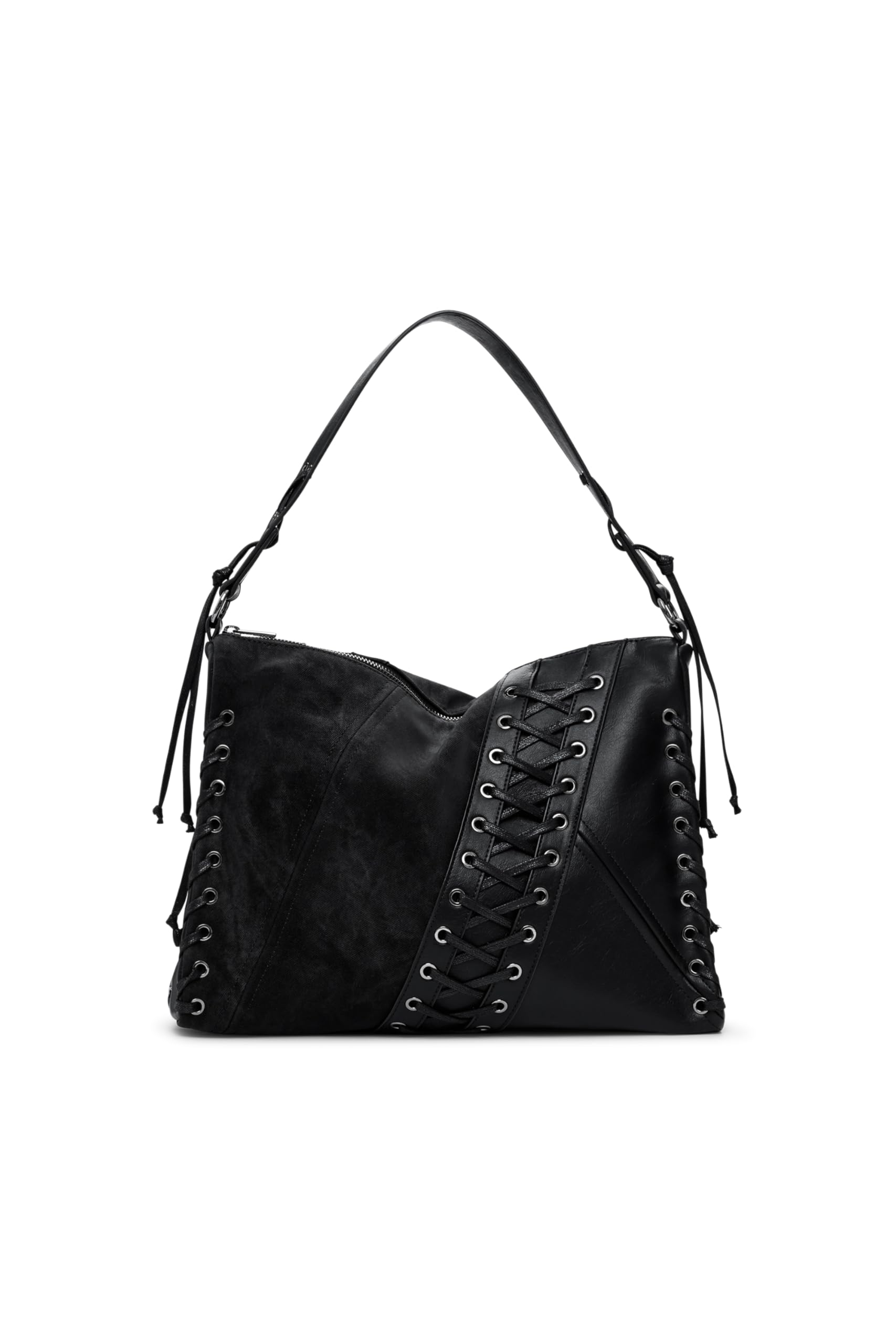 Desigual borsa a tracolla Leiria Tango Patch Shoulder Bag Black nero