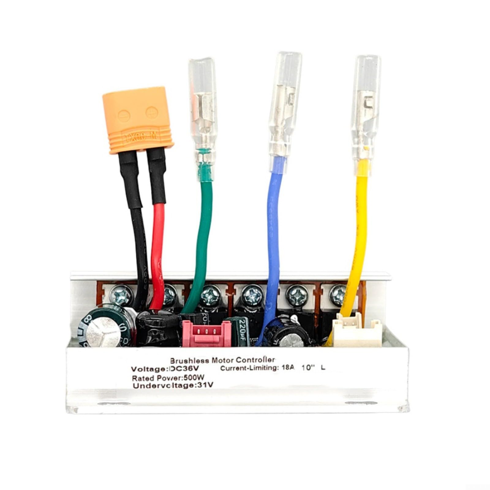 Kit de actualización de scooter eléctrico de 36 V 500 W con pantalla, acelerador y luces compatible con Xiaomi de 10 pulgadas