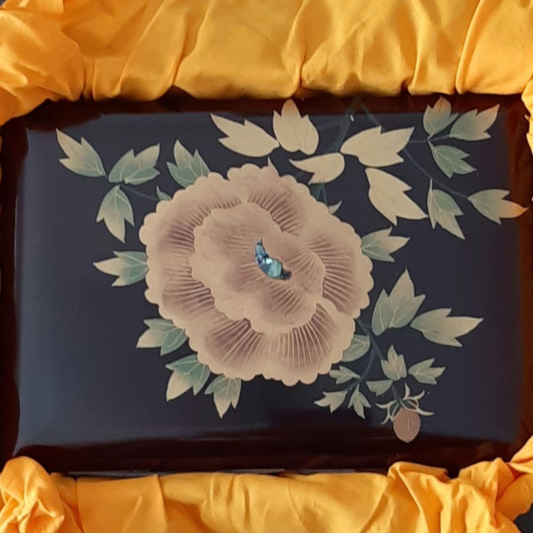 Amazon | 木曽漆器 城取うるし工芸 高級宝石箱 オルゴール 鍵 鏡