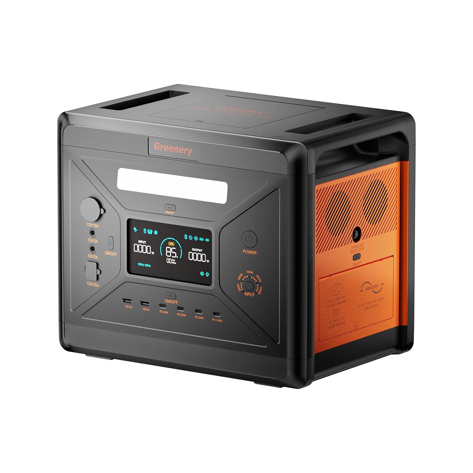 Amazon.co.jp: Greenery G2500 ポータブル電源 大容量 長寿命