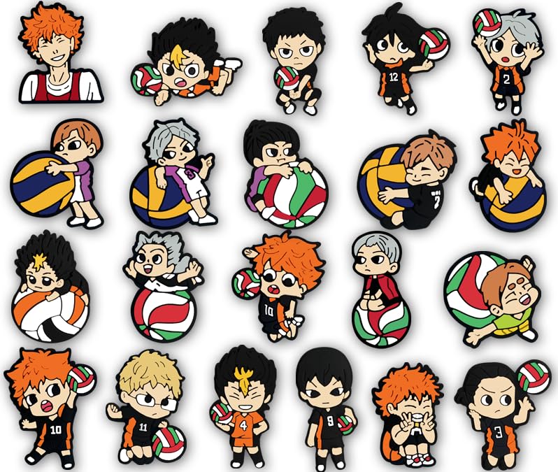 Amazon.co.jp: SHINHA ハイキュー!! クロックス用 靴チャーム 21個