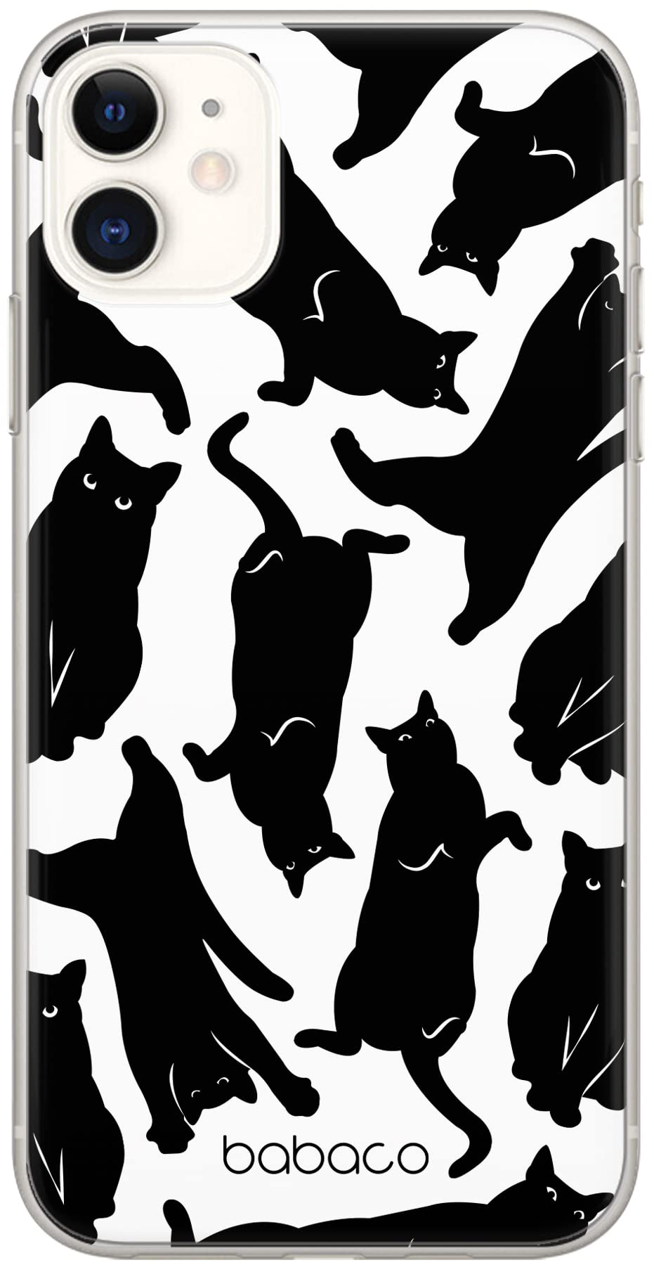 Babaco ERT GROUP mobile phone case for Iphone 11 original and officially Licensed pattern Cats 005 optimally adapted to the shape of the mobile phone, case made of TPU