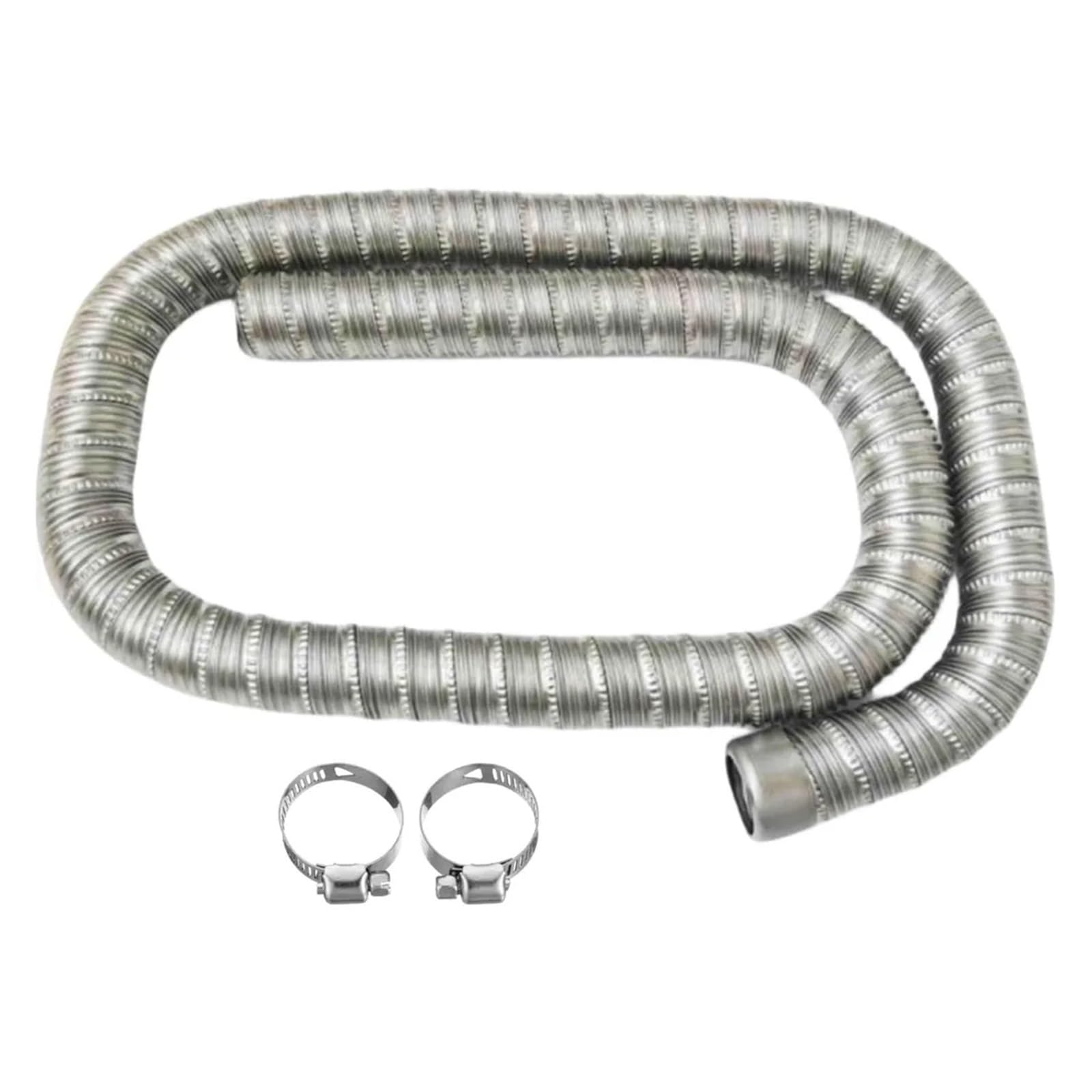 wąż ogrzewania postojowego stalowy wąż Do odbioru samochodu ciężarowego | Nagrzewnica Z Zaciskiem 2 SZT. Rura Wydechowa Nagrzewnicy 2,5 cm(Sq29pipe70mm-150cm)