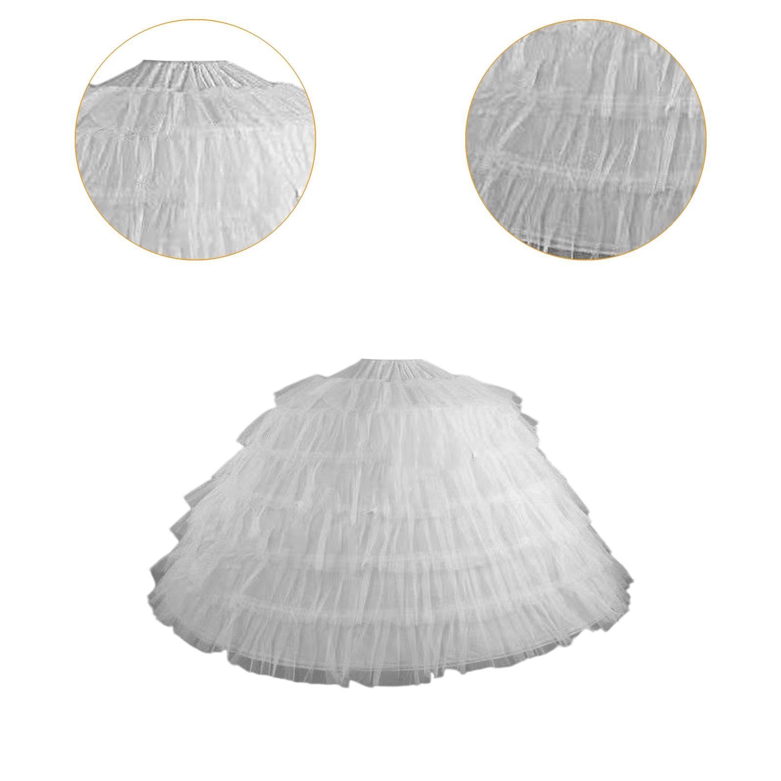 Sottogonna a Cerchio Da Donna in Tulle con Vita Regolabile E Struttura Stabile per Abito Da Sposa, Costume, Festa, Cosplay, Spettacolo Teatr, Style J