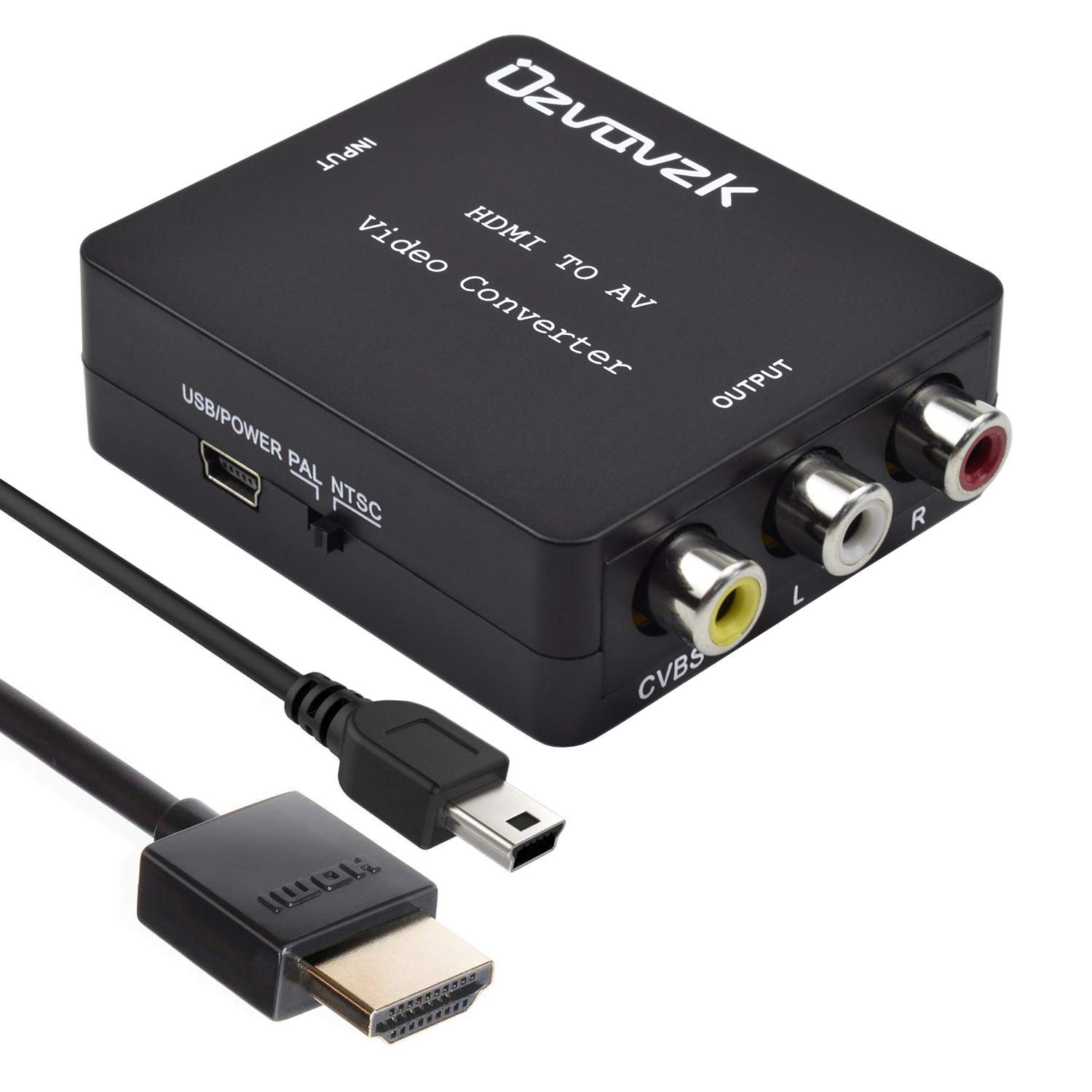 Buy HDMI to RCA, Ozvavzk HDMI to AV Converter 1080p 3RCA CVBS Composite