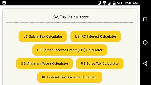 USA Tax Calculators