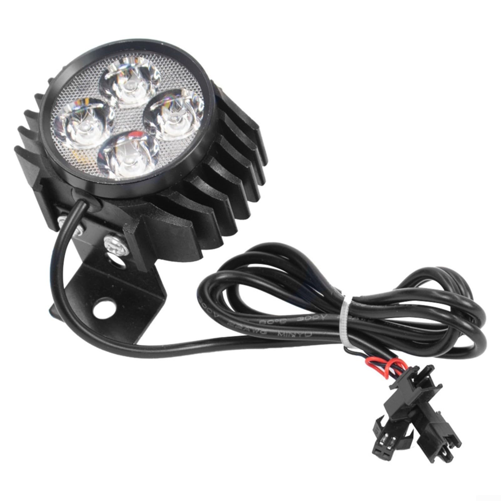 12-80V Electric Bike Headlight with for HORN,2 In1 Electric Scooter LED Front Lamp Light for Kugoo Pro Scooter