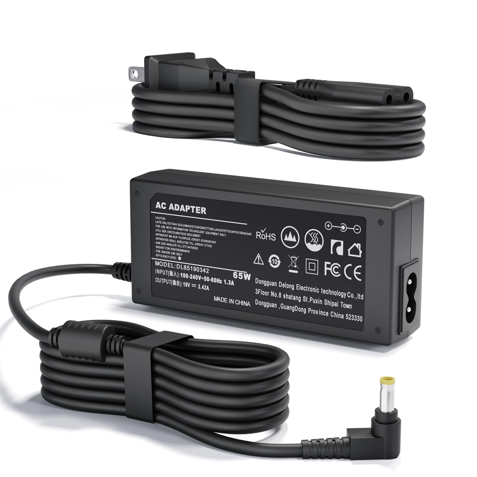 Govolia 65W 19V 3.42 Charger Compatible with Toshiba Satellite Series C55 C50 C55D C655 C655D C675 C850 C855 C855D L745 L505 L55 L655 L755 L775 L855