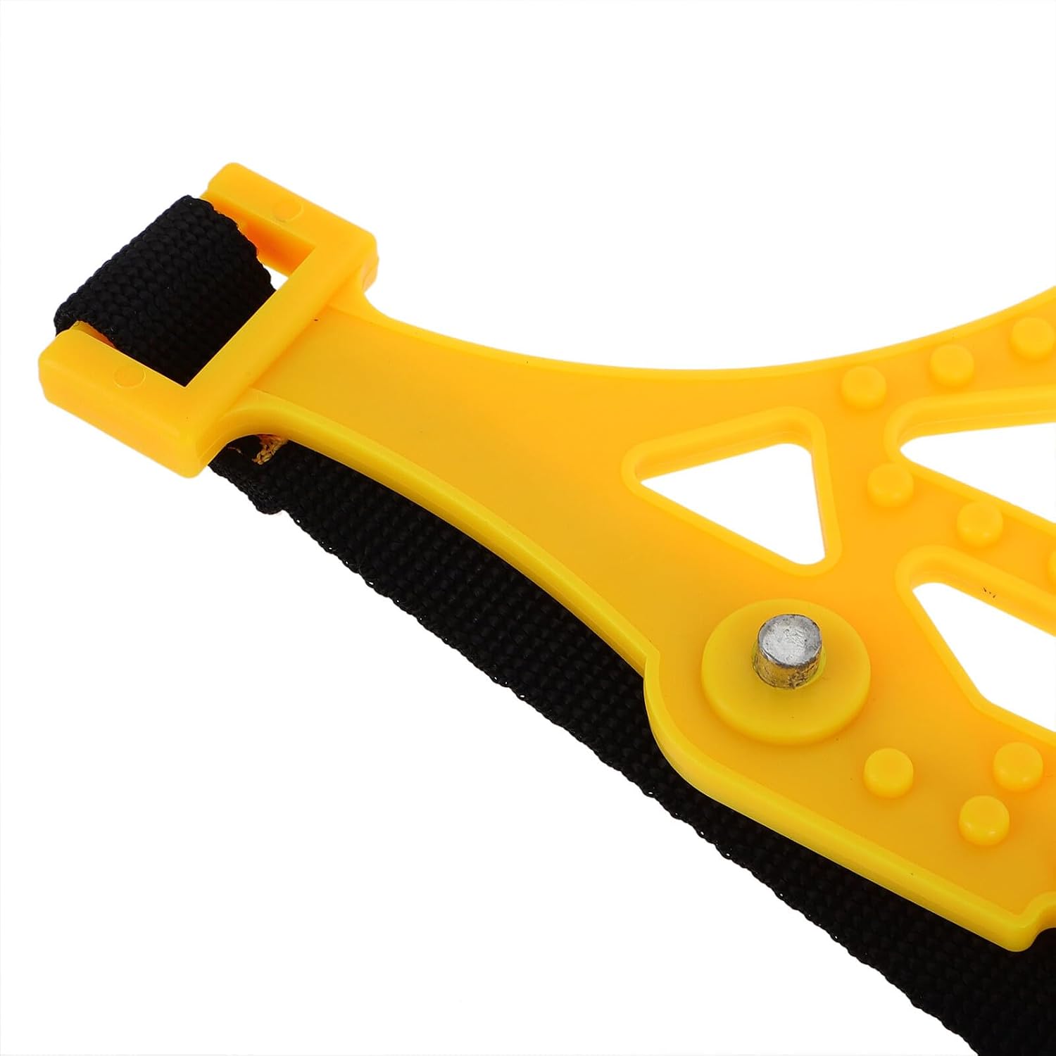 Car Snow Chains for Tires Anti-slip Wheel Chain Yellow Single Piece Universal for Suv and Passenger Cars Winter Traction