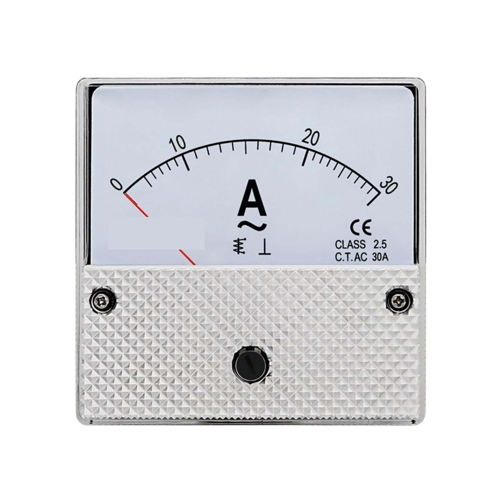 Amperímetro analógico DH-80 de CA, 1A, 2A, 3A, 5A, 10A, 15A, 20A, 30A, 50A, etc., medidor de puntero/medidor de corriente