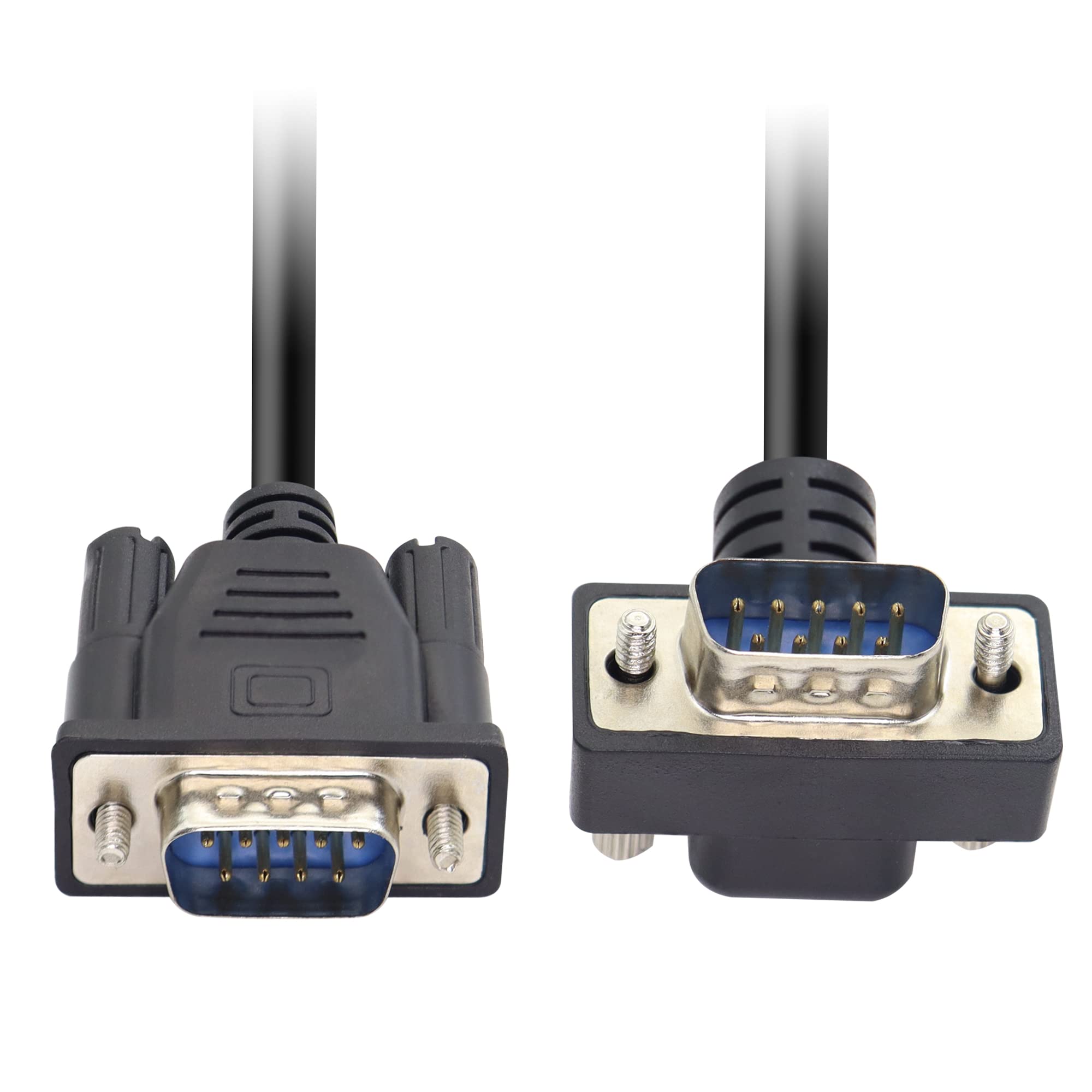 Right Angle 90 Degree DB 9 pin DB9 RS232 Male To