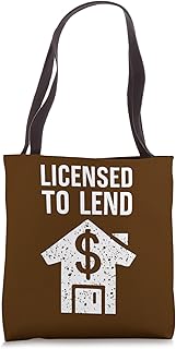 Licensed to Lend Borrowing Private Lender Loan Business Cool Tote Bag