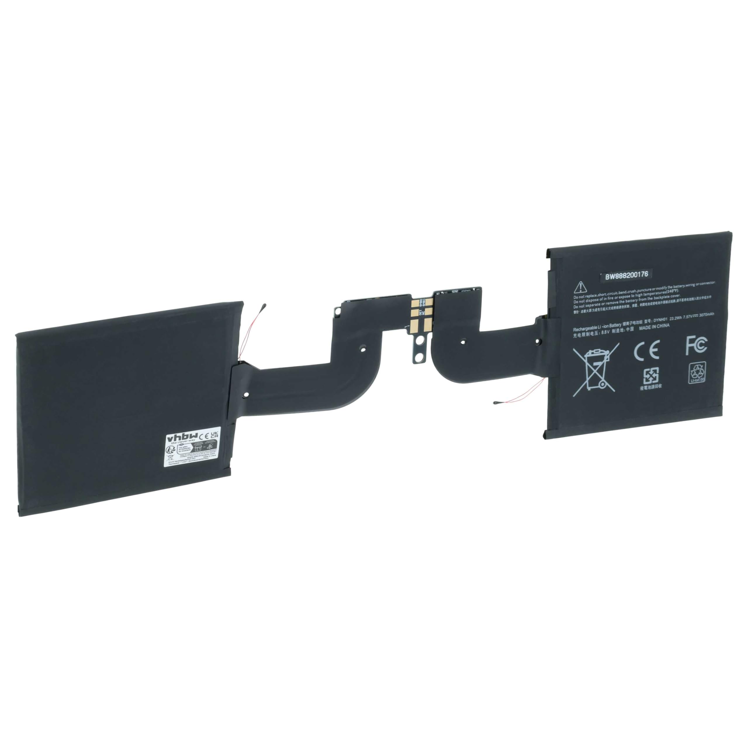 vhbw batteria sostituisce Microsoft DYNH01 per notebook (3000mAh, 7,57V, Li-Poly)