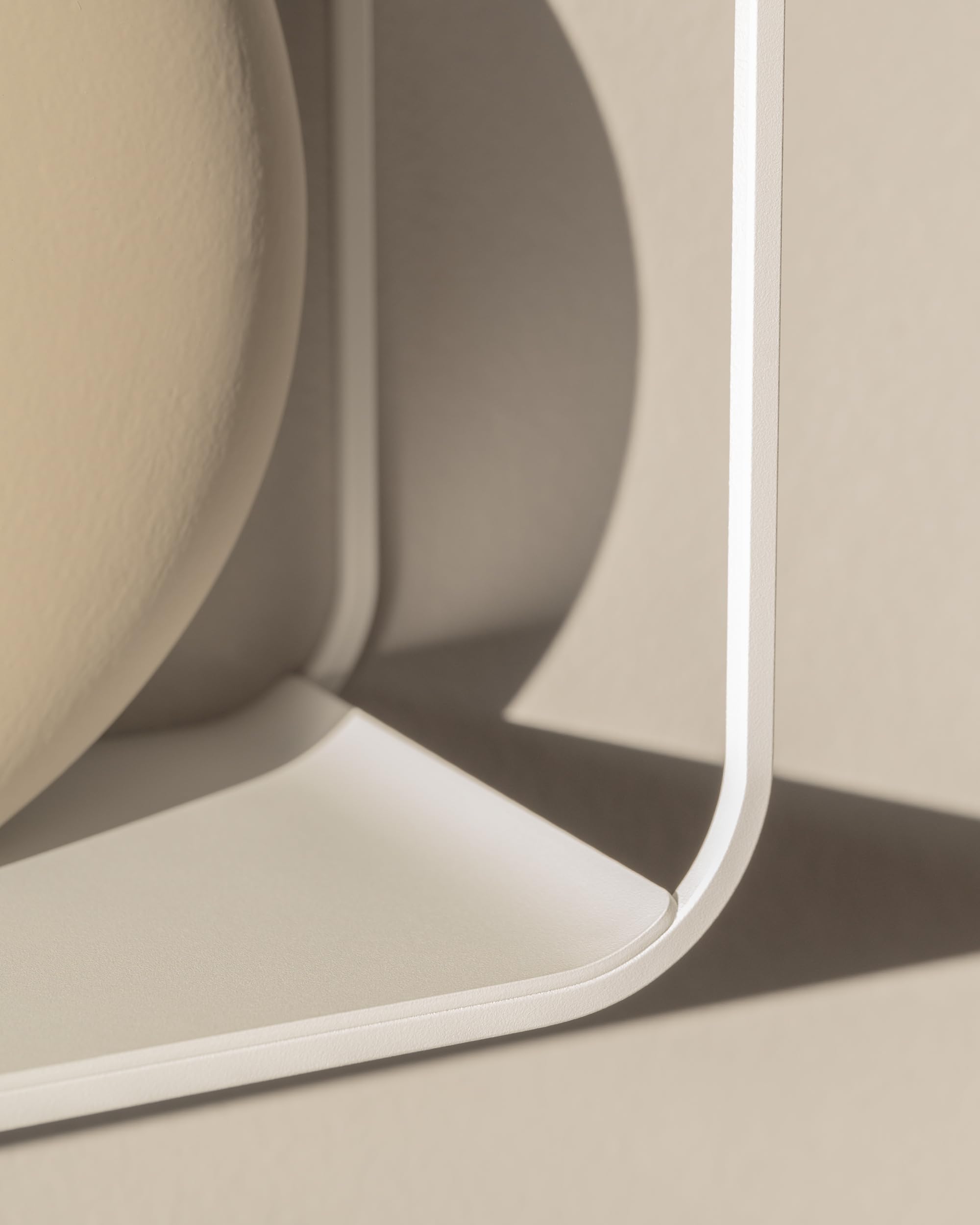 Kazai. Set Étagère Murale 'Noora' | Lot de 3 Étagères Murales Flottantes en Métal Design | Déco Murale et Rangement pour Salon, Toilettes, Cuisine, Chambre et Plus | Blanc