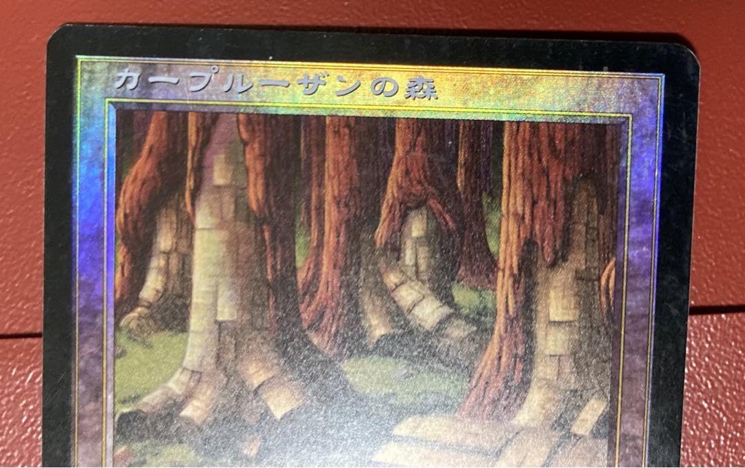 Amazon.co.jp: MTG foil日本語 カープルーザンの森 7版 7th : おもちゃ