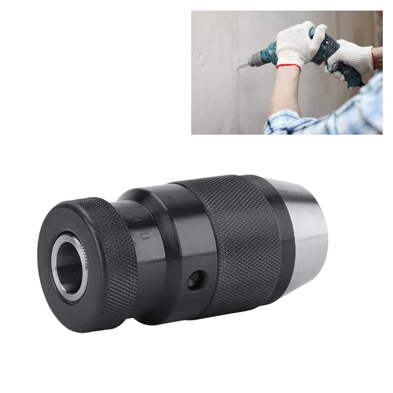 Mandrino Autoserrante B16,sds Autocentrante Trapano Per A Colonna - Punta Elicoidale Chuck 1pc 0-13mm 1/2"acciaio For Elettrico Del Tornio Capacità Di Serraggio Per Tornio Trapano Elettrico