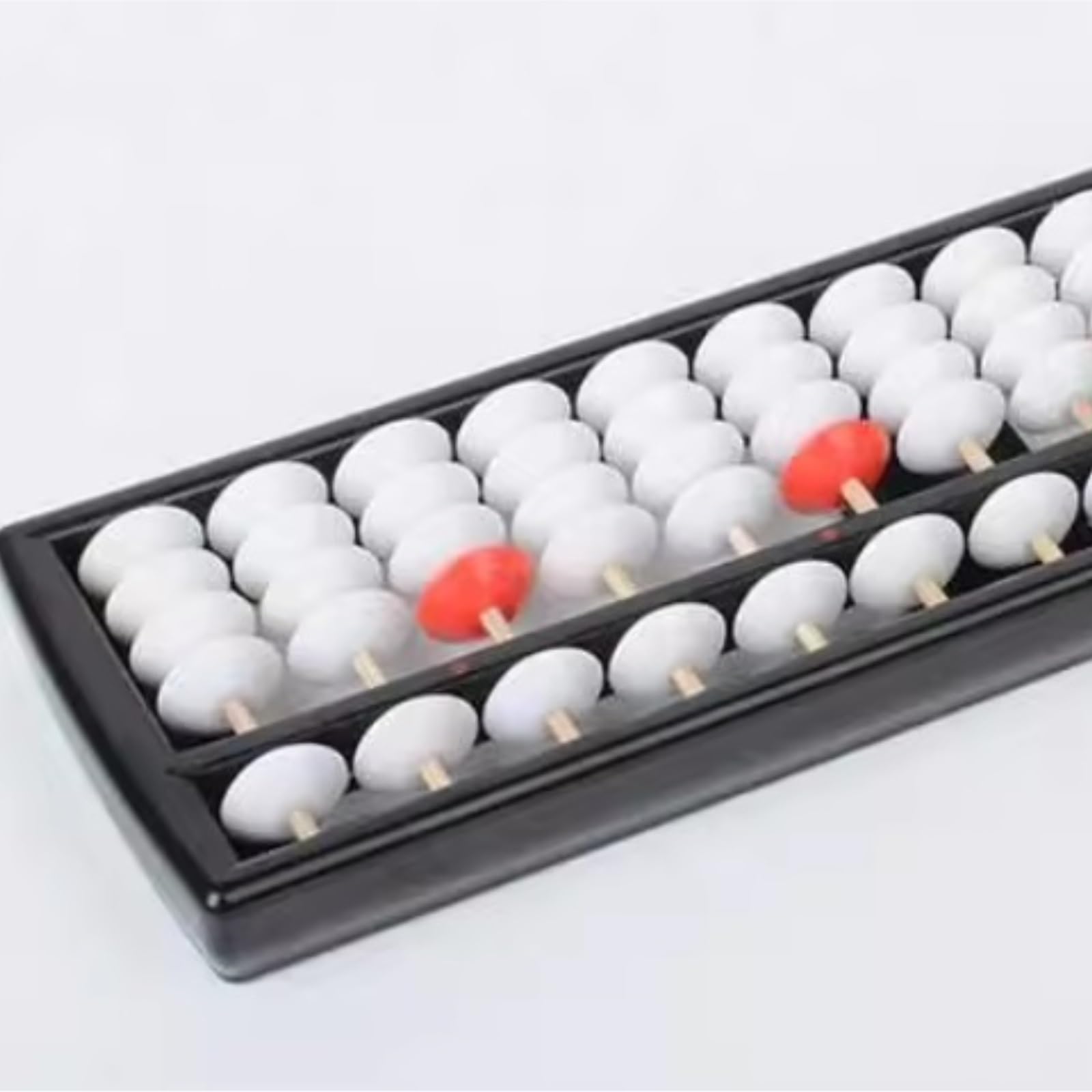 Abakus Abakus, Mathematik-Lernhilfe, Pädagogisches Mathematik-Lernhilfe-Angebot Mit Reset-Taste, 13 Reihen, 5 Perlen, Kunststoff-Abakus Rechenrahmen(Black)