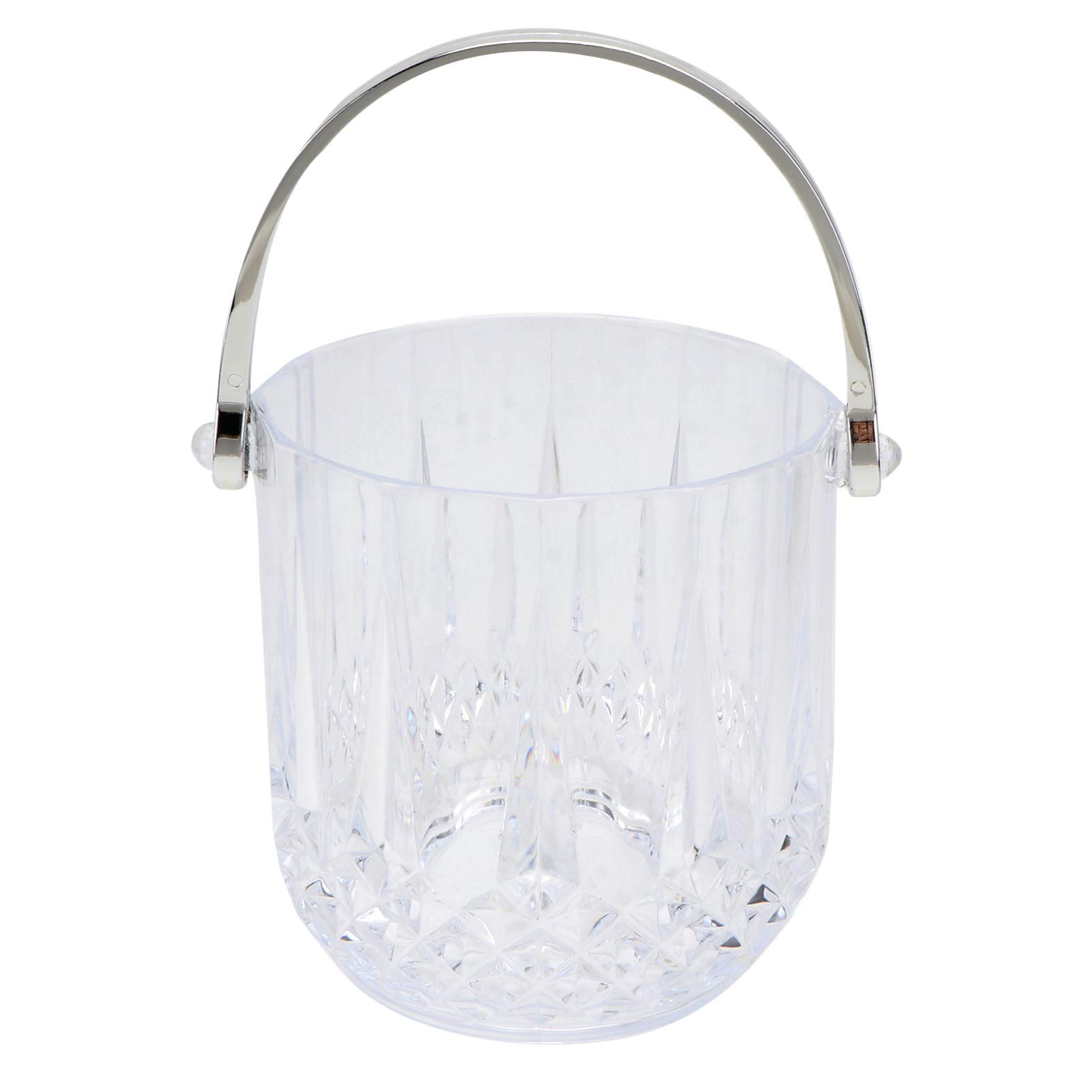 Vintage Cooler Ice Bucket Chilling Tub Transparent Cooler Beer Bottle Drink Cooler Beverage Chiller Bin Basket Holder Glass Containers