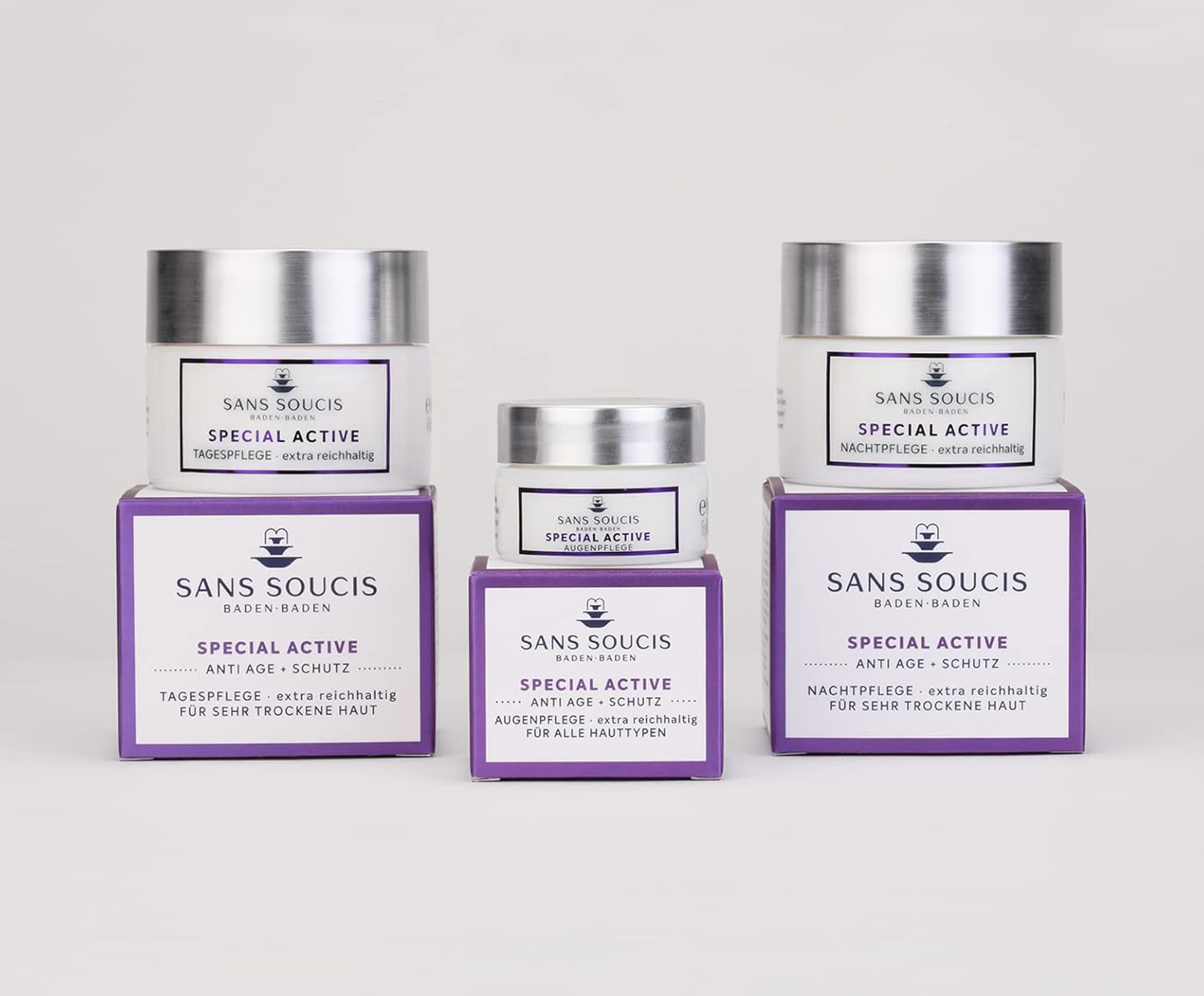 Sans Soucis reichhaltige Nachtcreme für trockene Haut 50 ml A – Feuchtigkeitspflege Pflege Creme für die Nacht Special Active