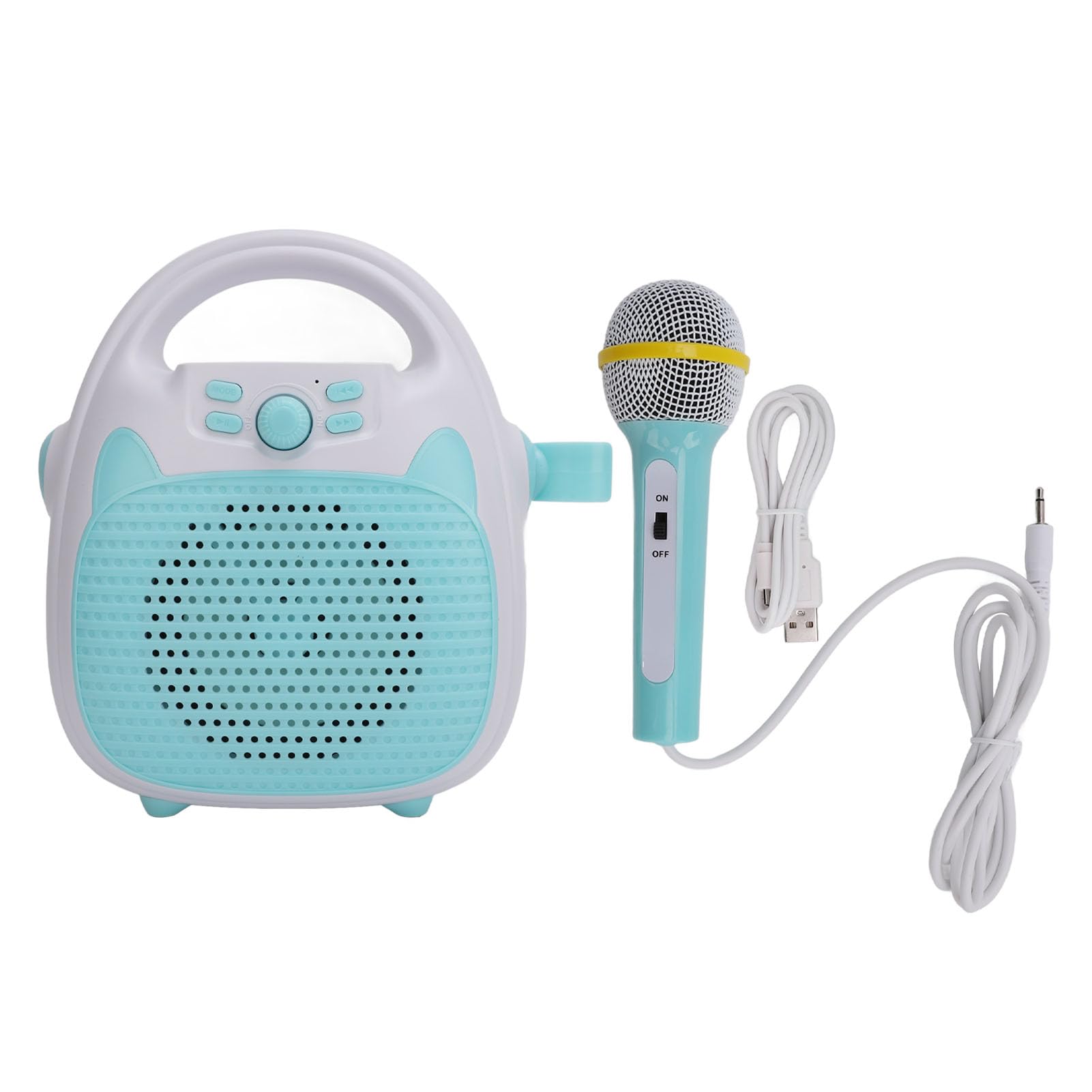 Kids Karaoke Machine Microphone Exercise Singing Talent Portable Speaker Children's Karaoke Stereo for Home Outdoor Party