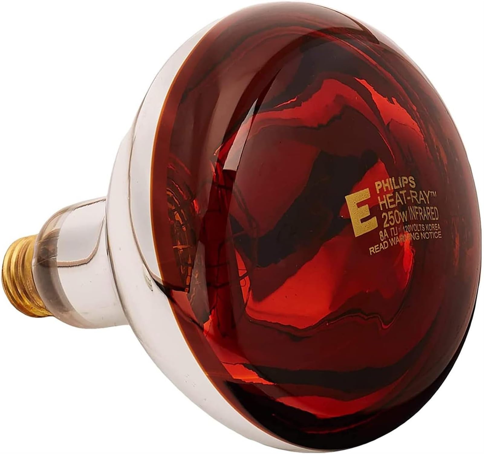 Lampada riscaldante for rettili, Lampada riscaldante a infrarossi for cuccioli di pulcini, Emettitore di calore in vetro al quarzo Lampade riscaldate Attacco E27 for lucertole Tartaruga Serpente Pollo