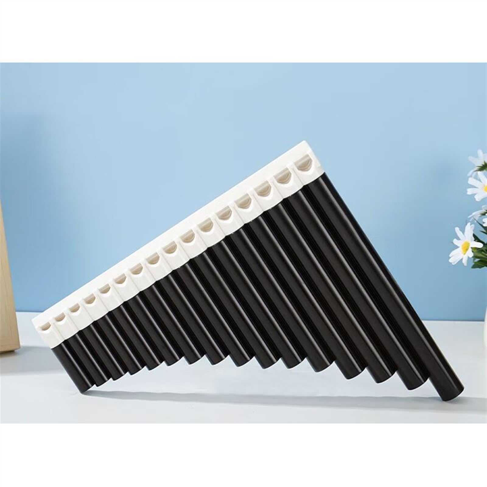 Flet Pan dla Początkujących Flet Panpipe 16/18 Pipe C Key Początkujący Łatwy Do Nauki Flet Z Żywicy Podwójny Kolor (Color : 16)