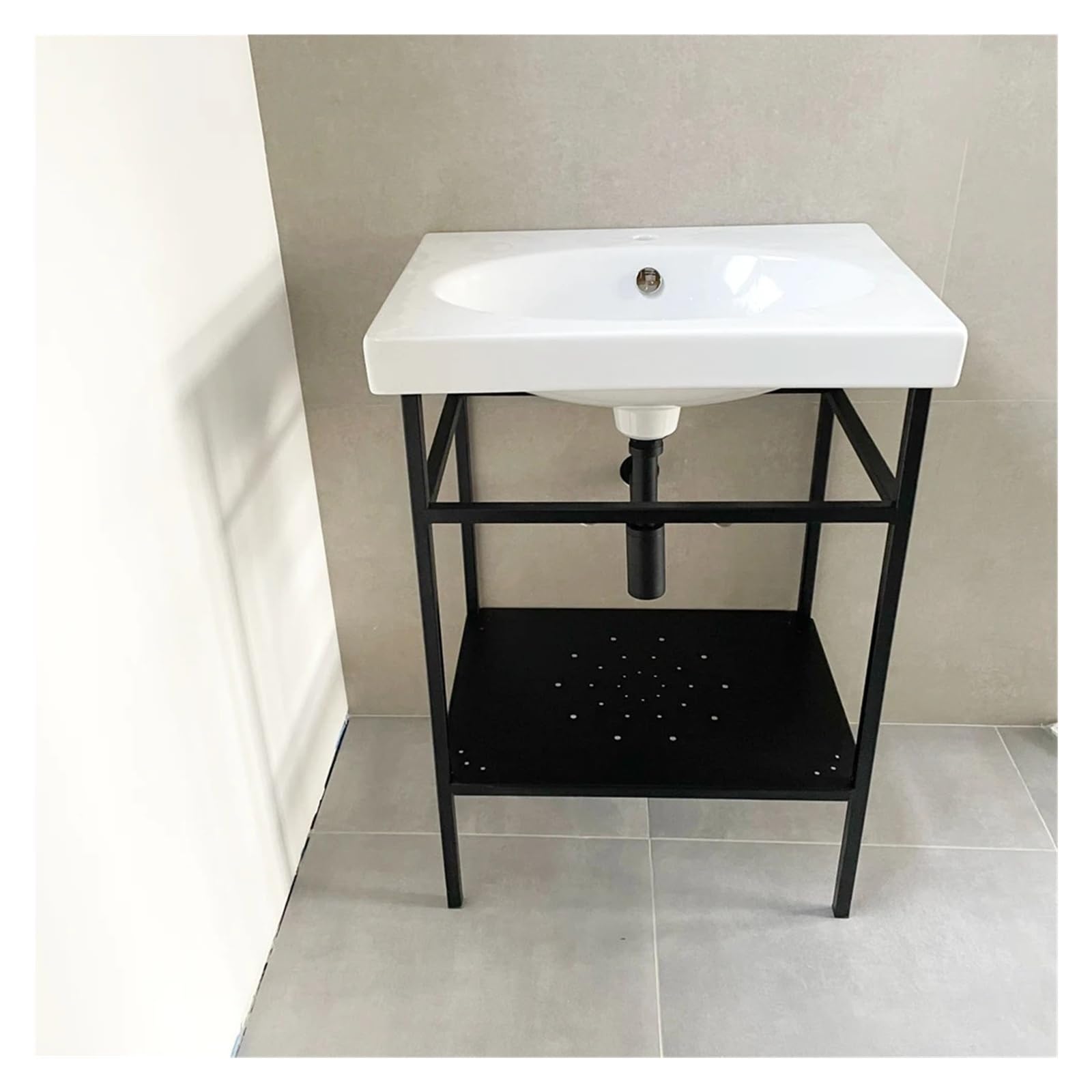 1 pièces salle de bain bassin bouteille piège Drain ensemble tuyau noir évier Pop Up bouchon fait lavabo Siphon Pour Bain(Gold No overflow)