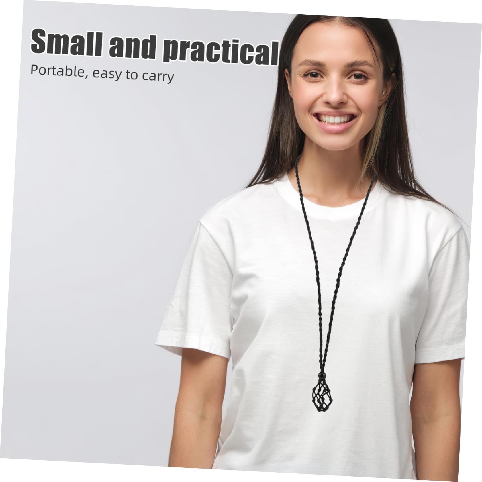 Cordino Intrecciato per Collana Pietra, Regolabile, 24 Pezzi Nero | Tessuto, Design Artigianale in Stile Etnico, per Creazione Gioielli e Occasioni Casual