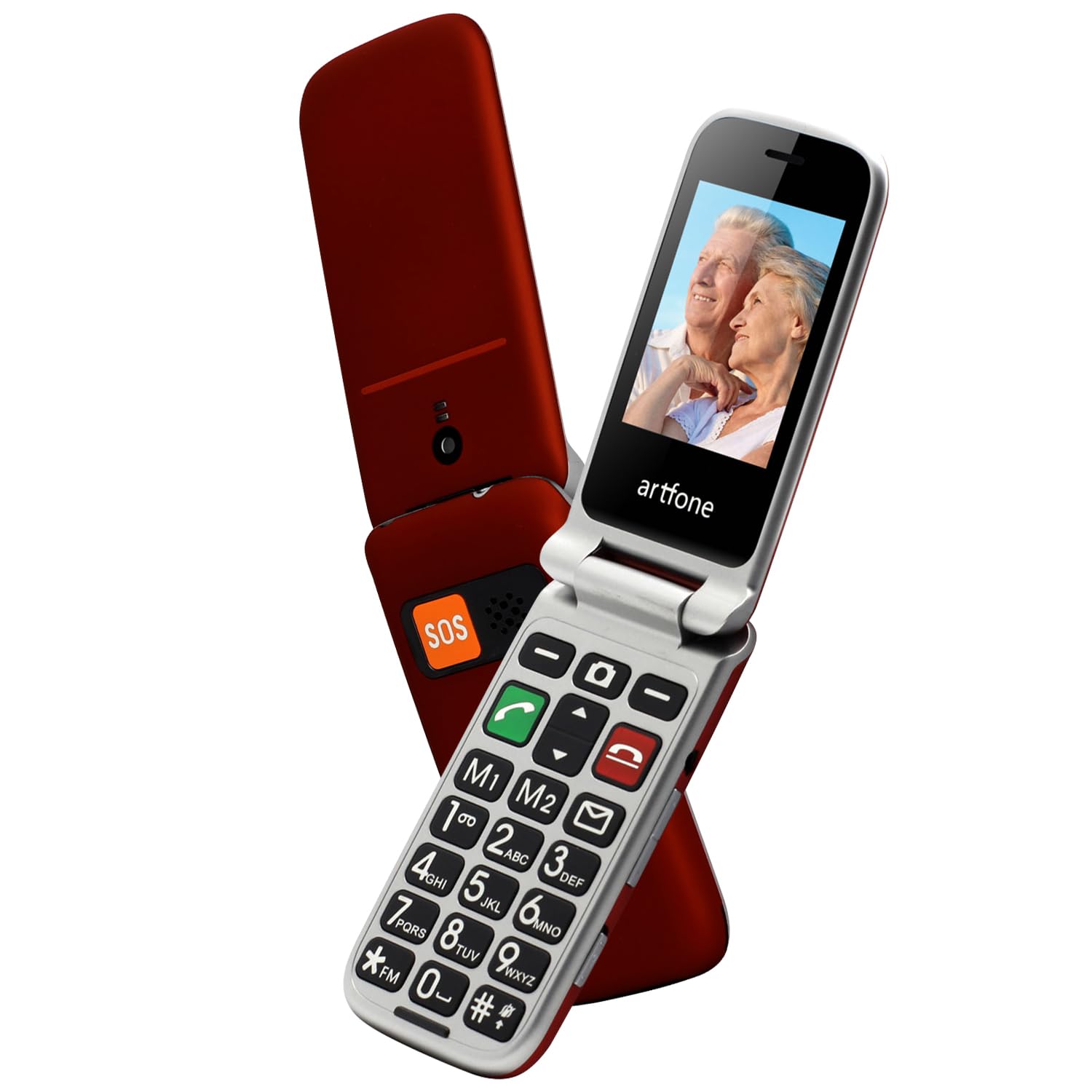 artfone Telefono Cellulare per Anziani con Tasti Grandi C1