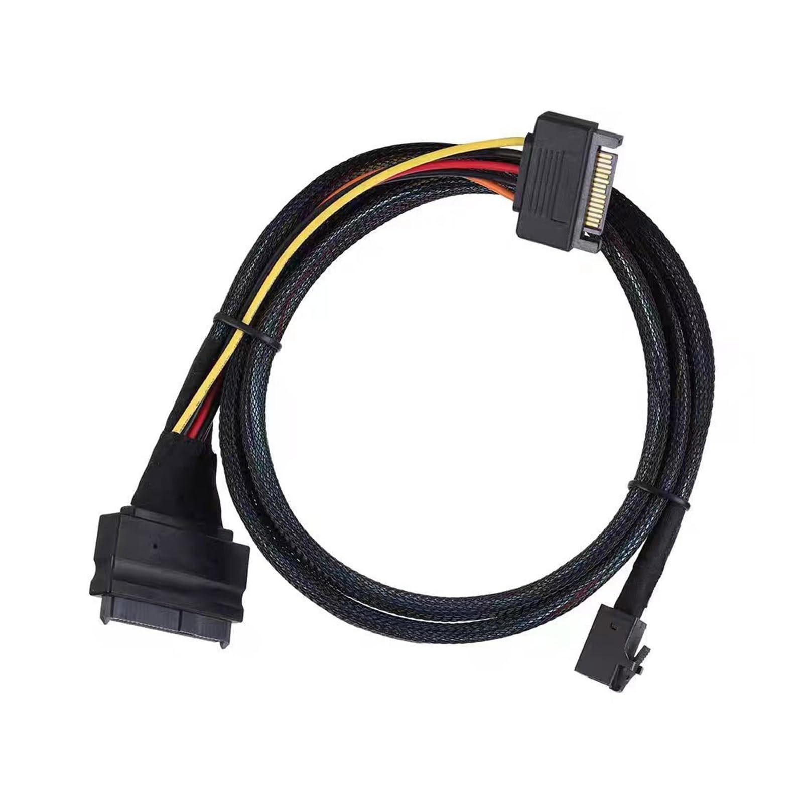 QWQJ Upgrades Computer 2 NGFF to SFF8643 Adapter Card Improved Storage Installation for 2 Slot