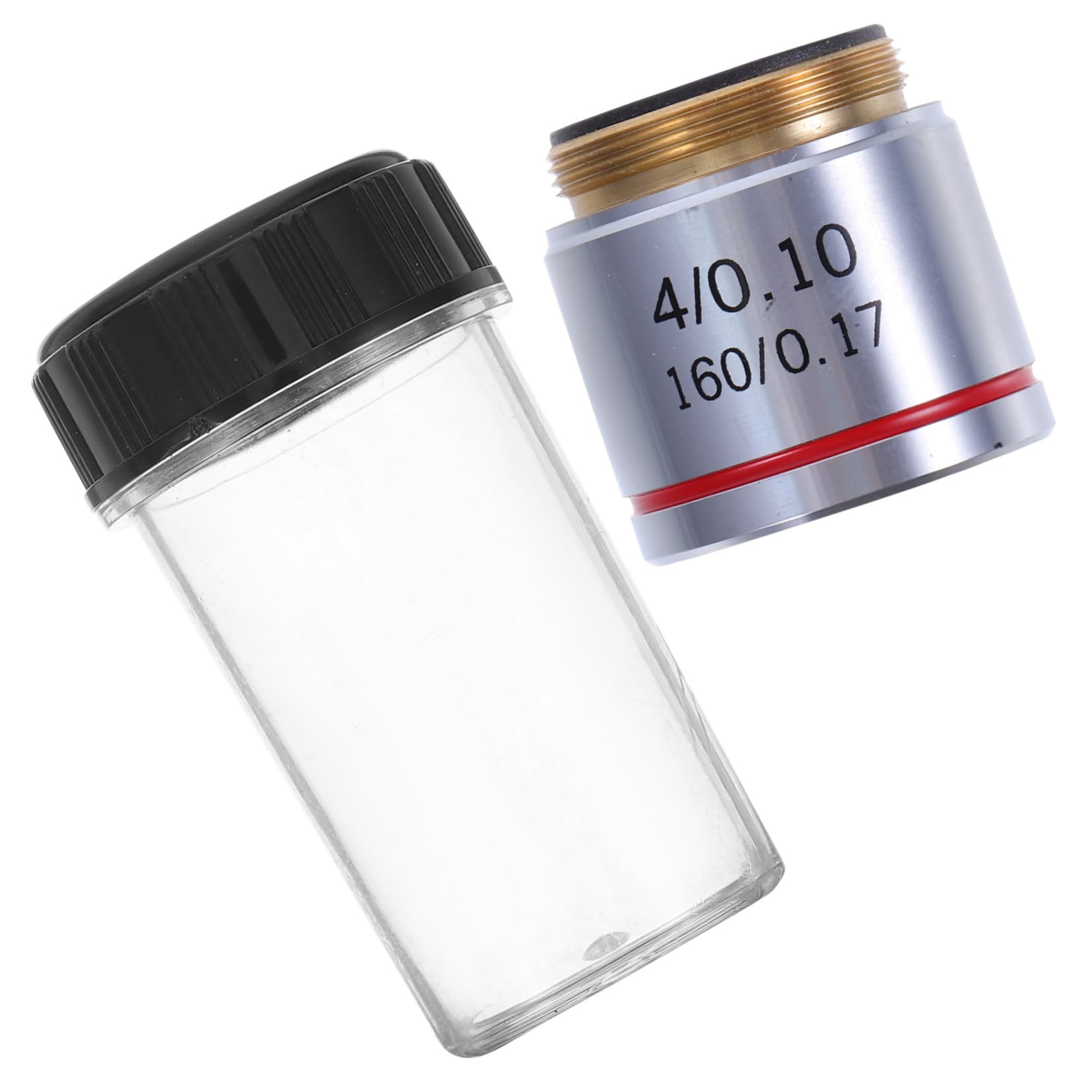 Zerodeko Precision 4X Microscope Lens -Corrected for Clarity Spare Part for Enhanced Observation