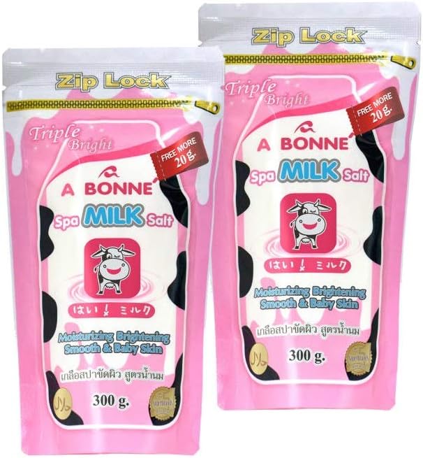 X2 A Bonne Spa Salt Body Scrub 320g (Milk)
