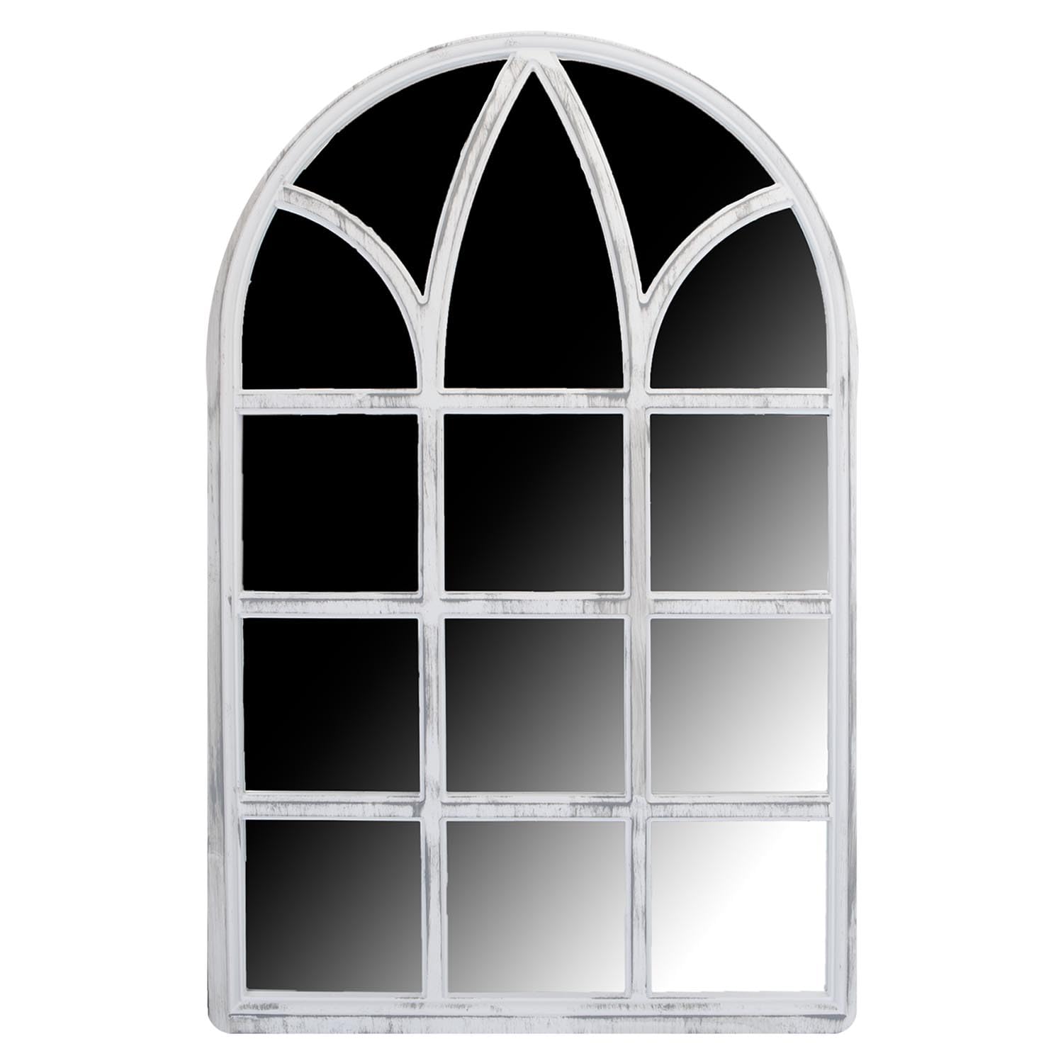 VFM e-Store - Mirror for Garden Gift Ideas, Decor - 78.5cm X 50.5cm White X 1