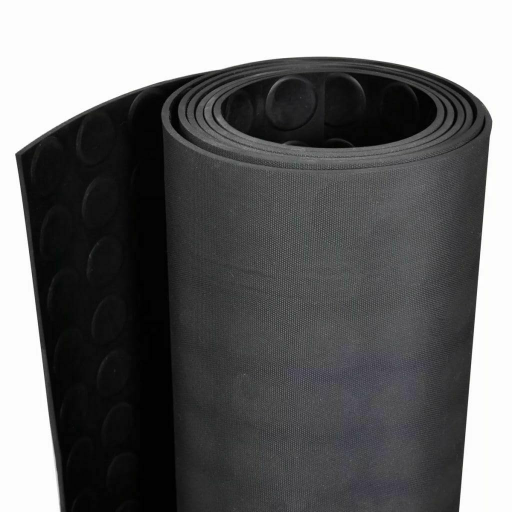 emmevi Passatoia Gomma Isolante Antiscivolo Tappeto Copri Pavimento Bullonato Zerbino Robusto 100x200 cm