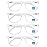 OLOMEE Clear Reading Glasses Men Blue Light Blocking Large Oversized Readers +2.00 Wide Square Cheaters W/Big Head/Large Face