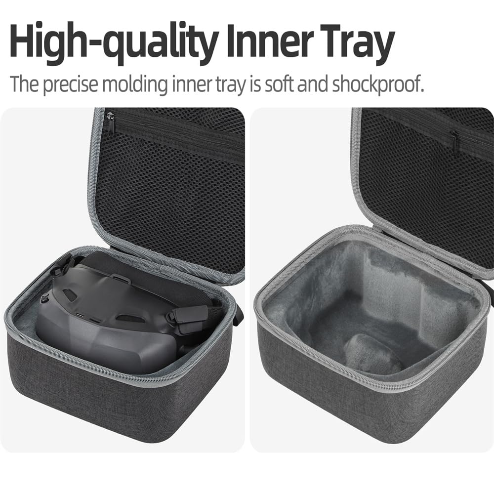 Genérico Bolsa Organizadora para dji Goggles N3 Estuche Protector para Gafas y Accesorios