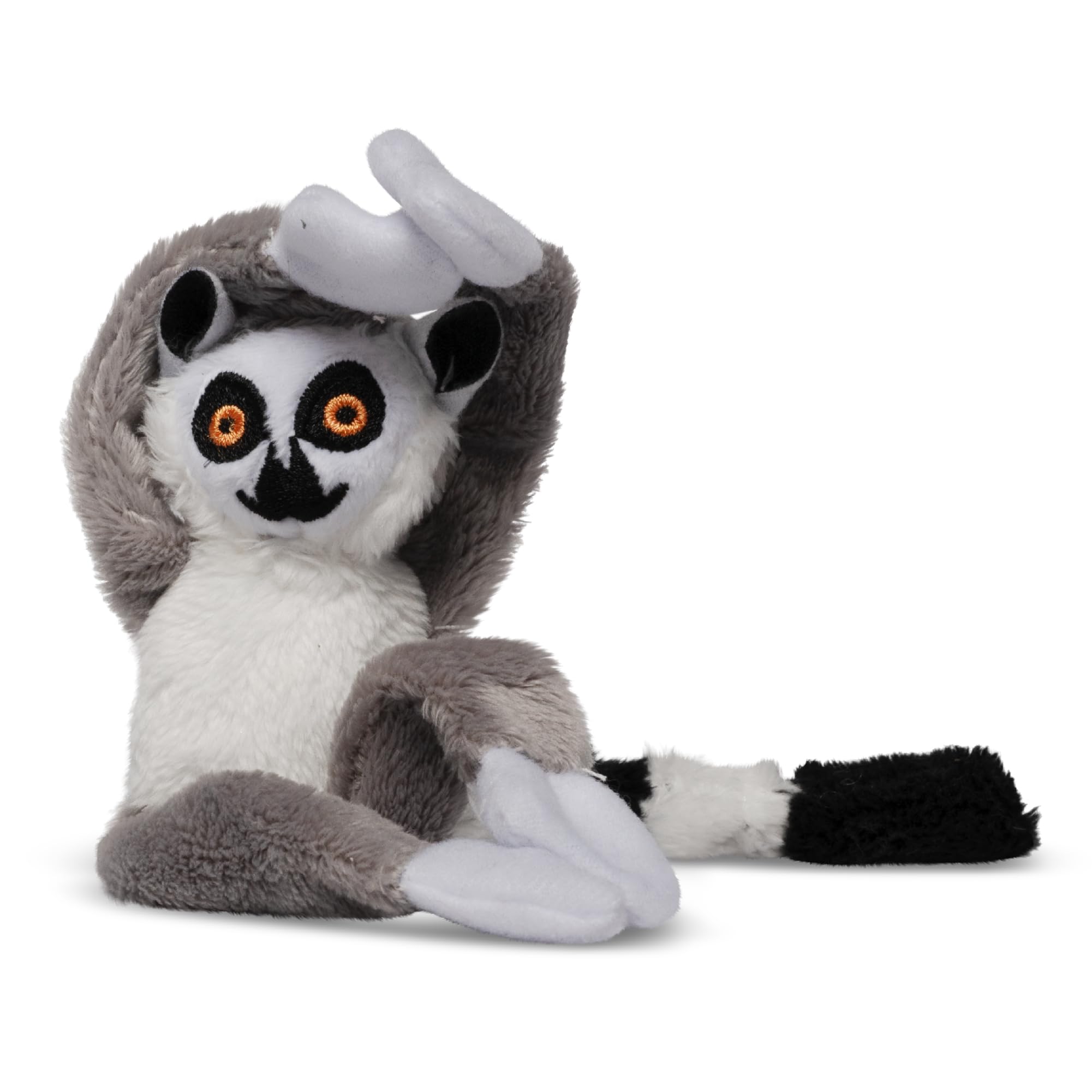 Keycraft Lemur Magnetic Plush Toy 16 cm - Realistic Baby Animal