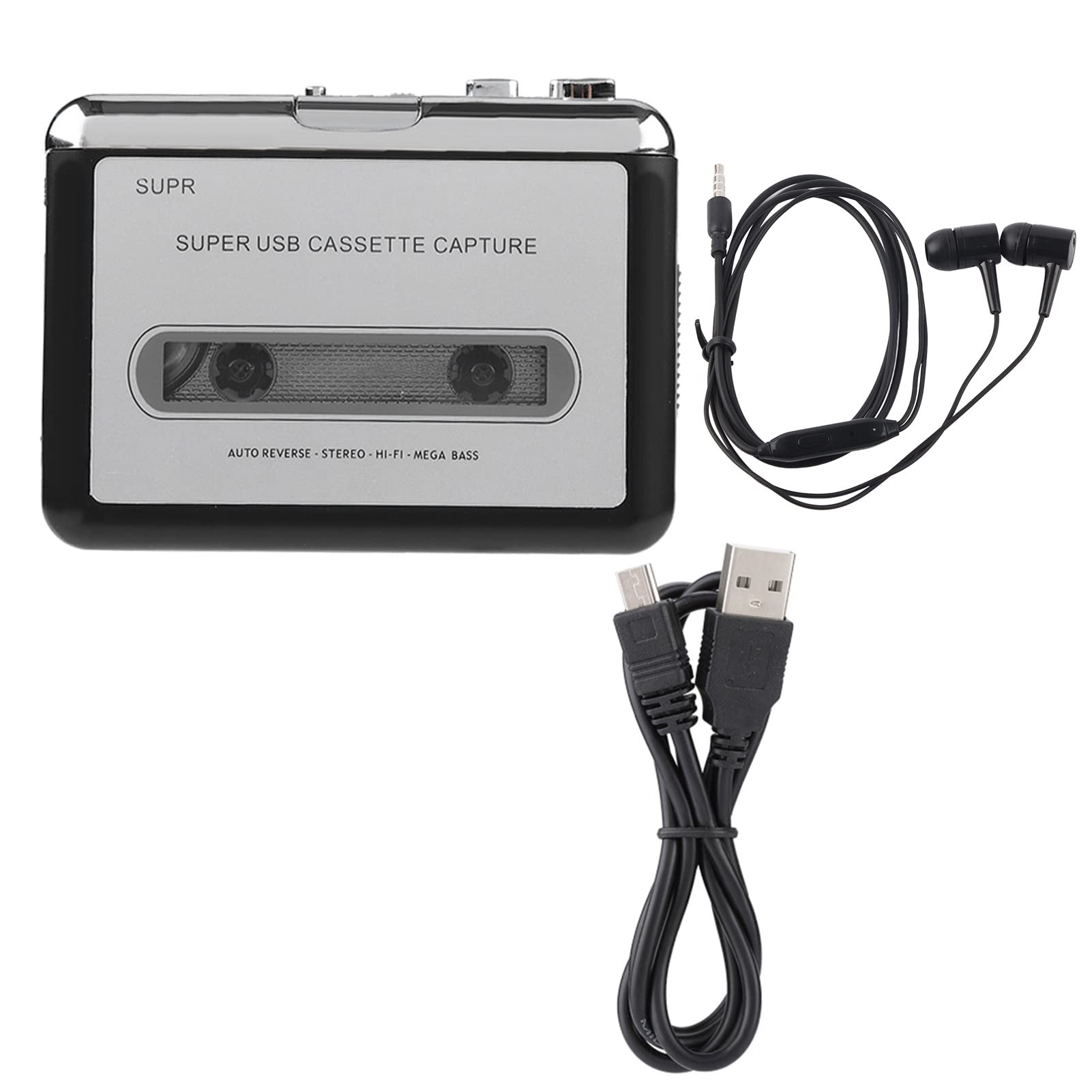 Adapter kasetowy USB ZenithAur przeznaczony do konwersji taśm do formatu MP3.To stylowe urządzenie jest także przenośnym odtwarzaczem taśm, zaspokajającym wszystkie potrzeby