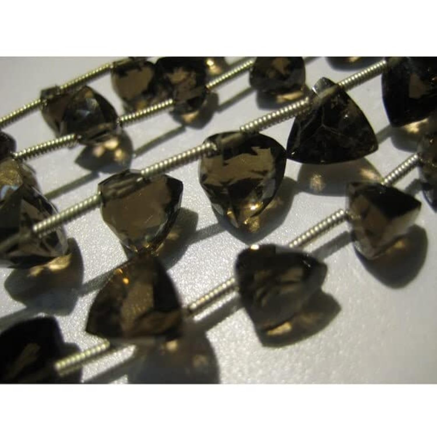 Quartz Fumé perles 6mm facettées LKBEADS pour ateliers bijoux bohèmes