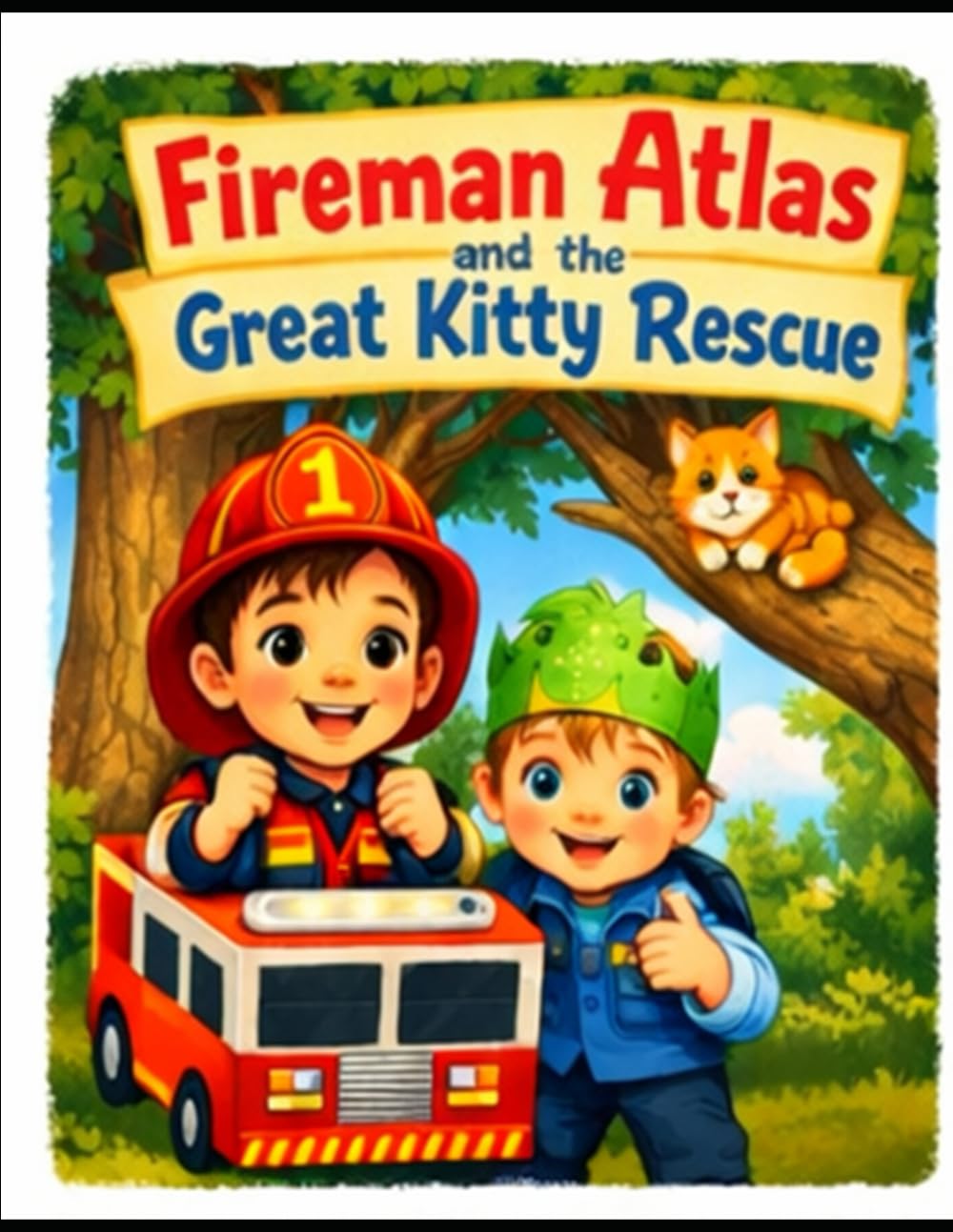 Fireman Atlas: and the Great Kitty Rescue (A Little Heroes, Big Feelings Story)